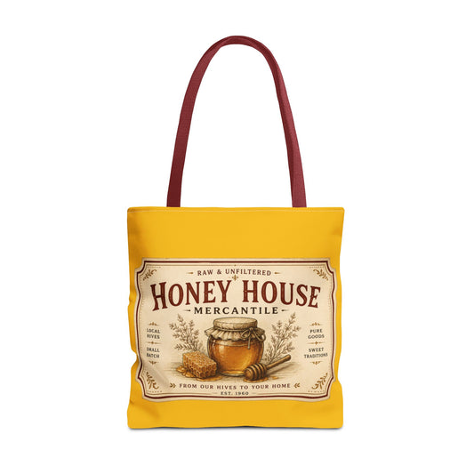 Tote Bag — Honey House Vintage Honey Label Design - Creations by Chris and Carlos