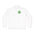 Quarter-Zip Pullover with Green Four-Leaf Clover Chest Design