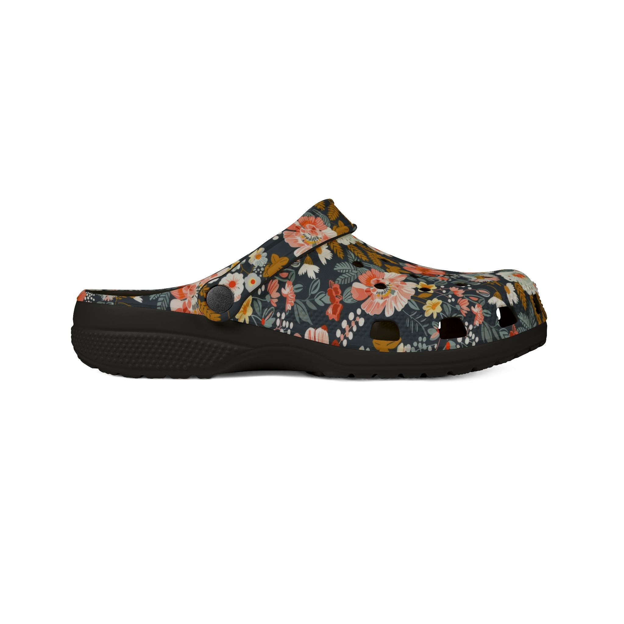 Floral Garden EVA Clogs — Lightweight Waterproof Slip-On Shoes - Creations by Chris and Carlos