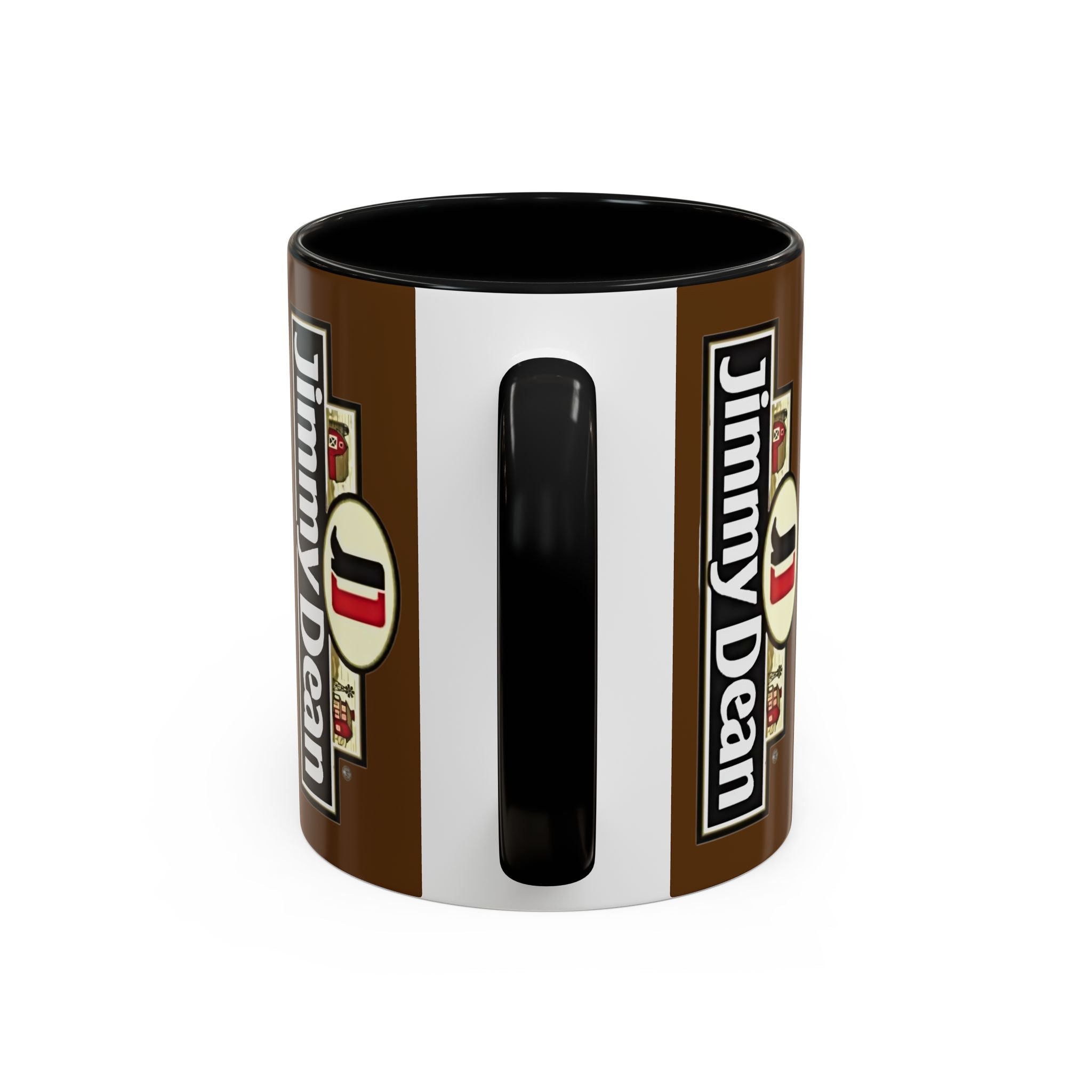 Jimmy Dean Logo Coffee Mug — Retro Breakfast Brand Accent Mug (11/15oz) - Creations by Chris and Carlos