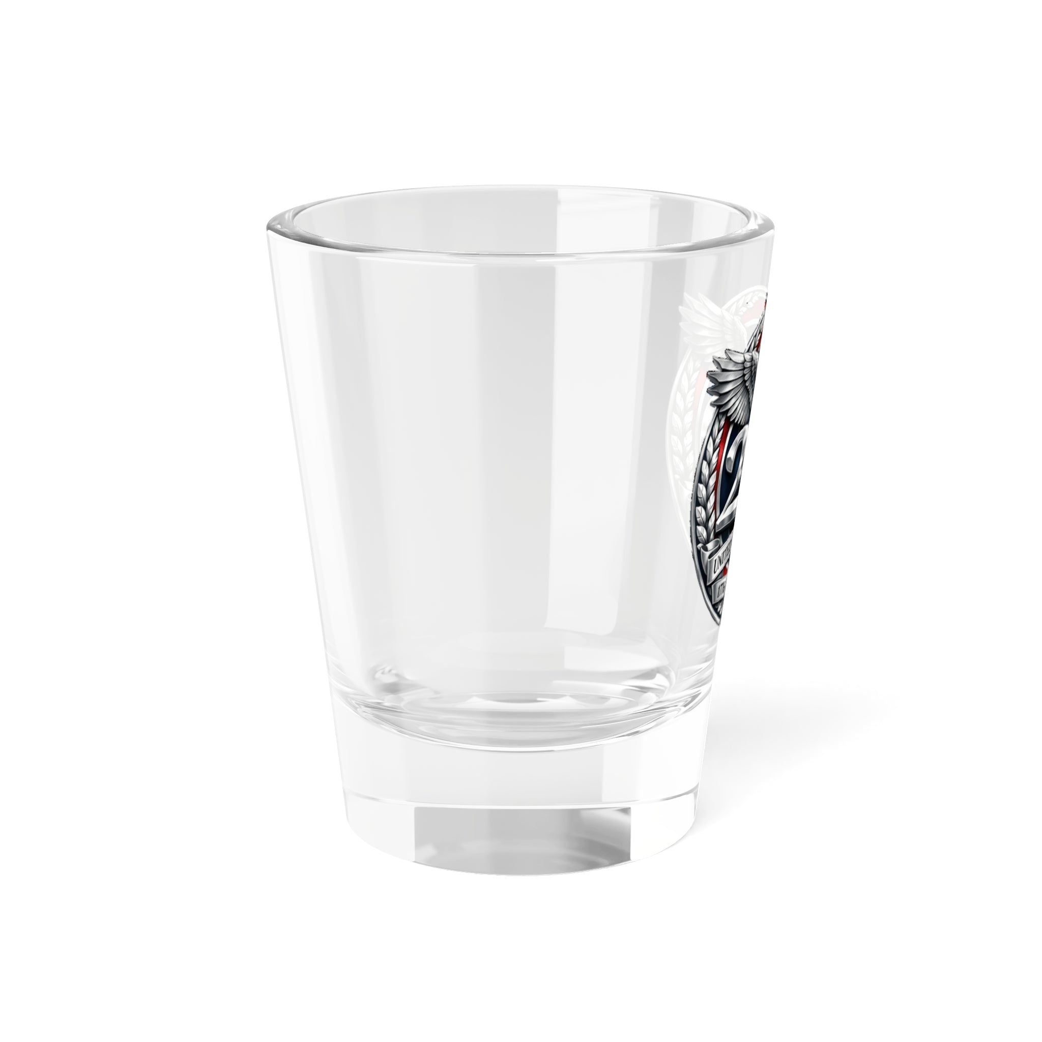 USA 250th Anniversary Eagle Shot Glass — 1.5 oz Patriotic Independence Day Keepsake - Creations by Chris and Carlos