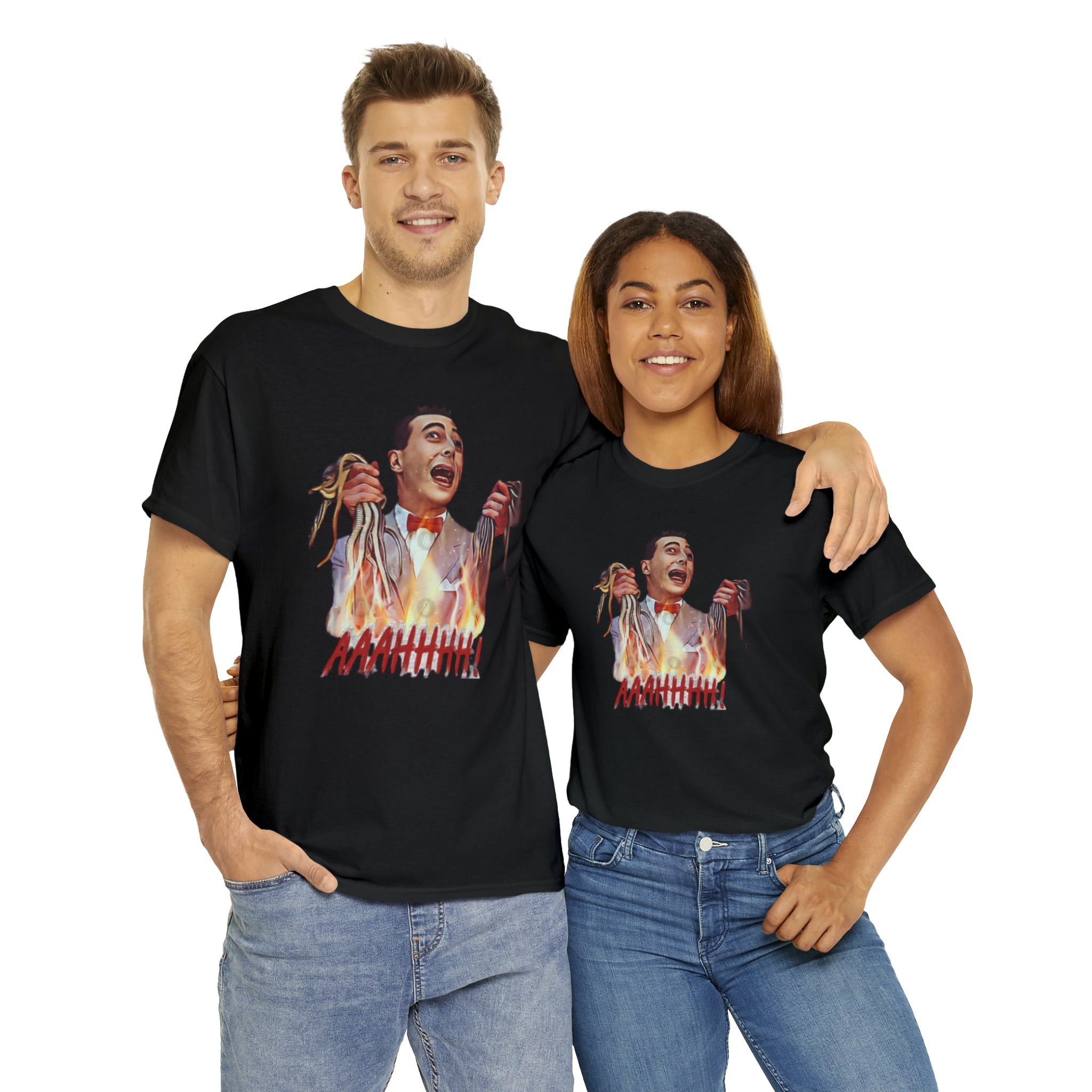 Pee Wee Herman-  Unisex Heavy Cotton T-Shirt - Creations by Chris and Carlos