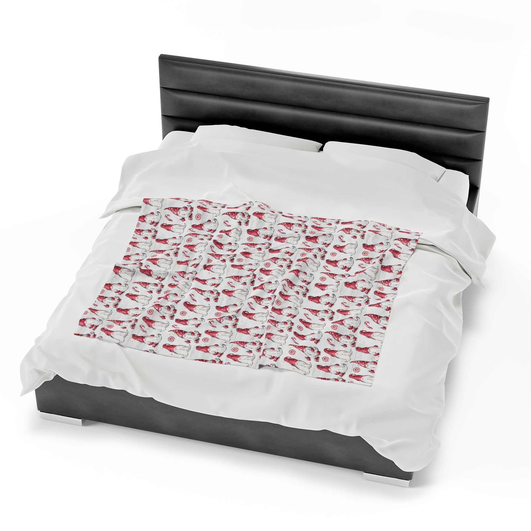 Gnomes- Velveteen Plush CuddleLux Bliss Blanket - Creations by Chris and Carlos