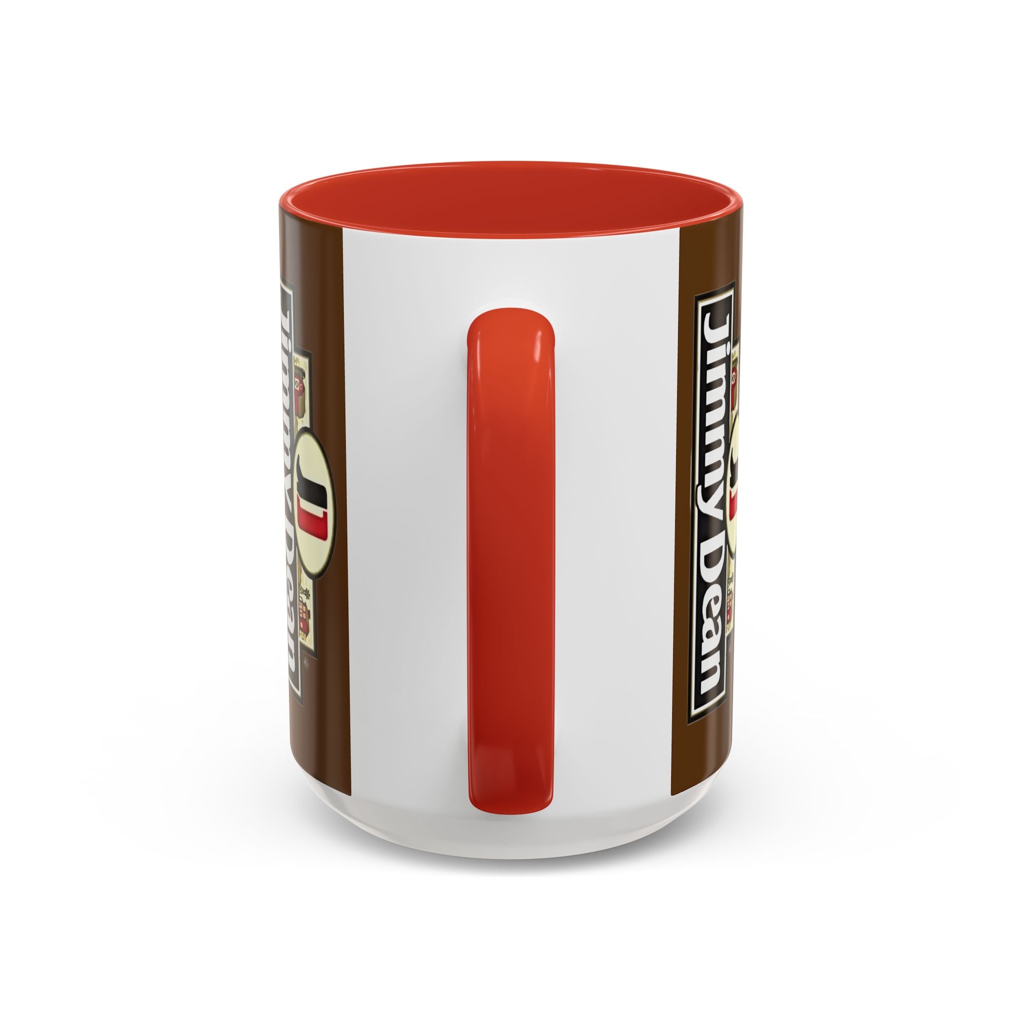 Jimmy Dean Logo Coffee Mug — Retro Breakfast Brand Accent Mug (11/15oz) - Creations by Chris and Carlos