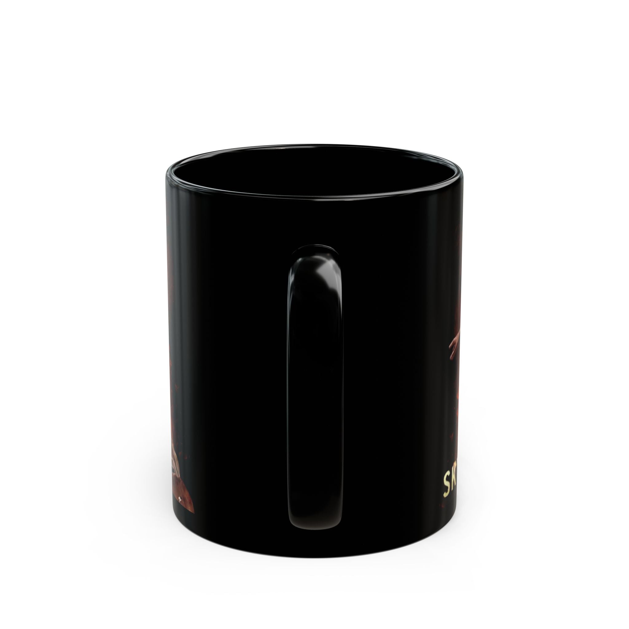 Skyscraper Movie Mug — Dwayne Johnson Action Fire Scene 11oz/15oz Black Coffee Cup - Creations by Chris and Carlos