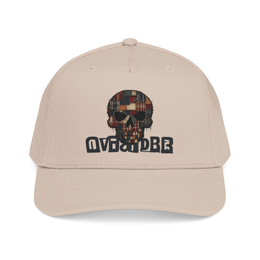Patchwork Skull Baseball Cap — Vintage Plaid Skull Embroidered Hat - Creations by Chris and Carlos