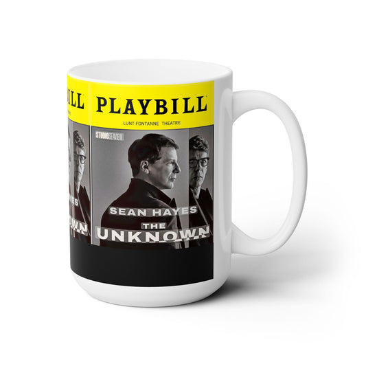 The Unknown with Sean Hayes Playbill- Broadway Play Ceramic Mug 15oz - Creations by Chris and Carlos