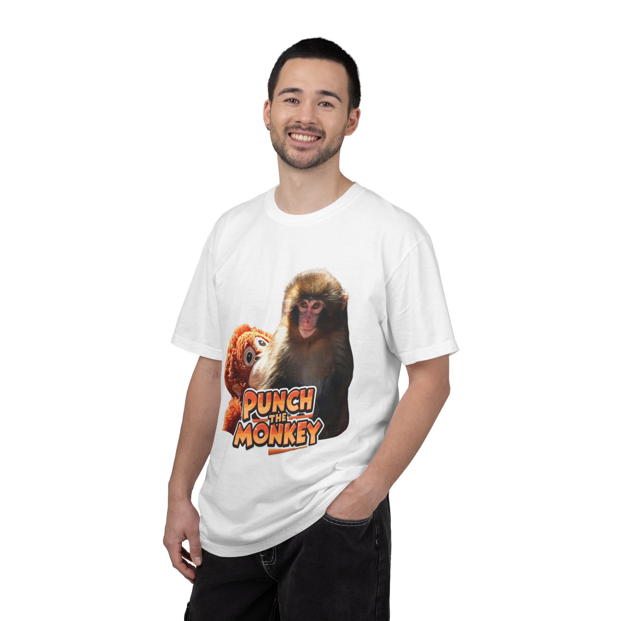 Punch the Monkey T-Shirt — Retro Monkey Graphic Tee - Creations by Chris and Carlos