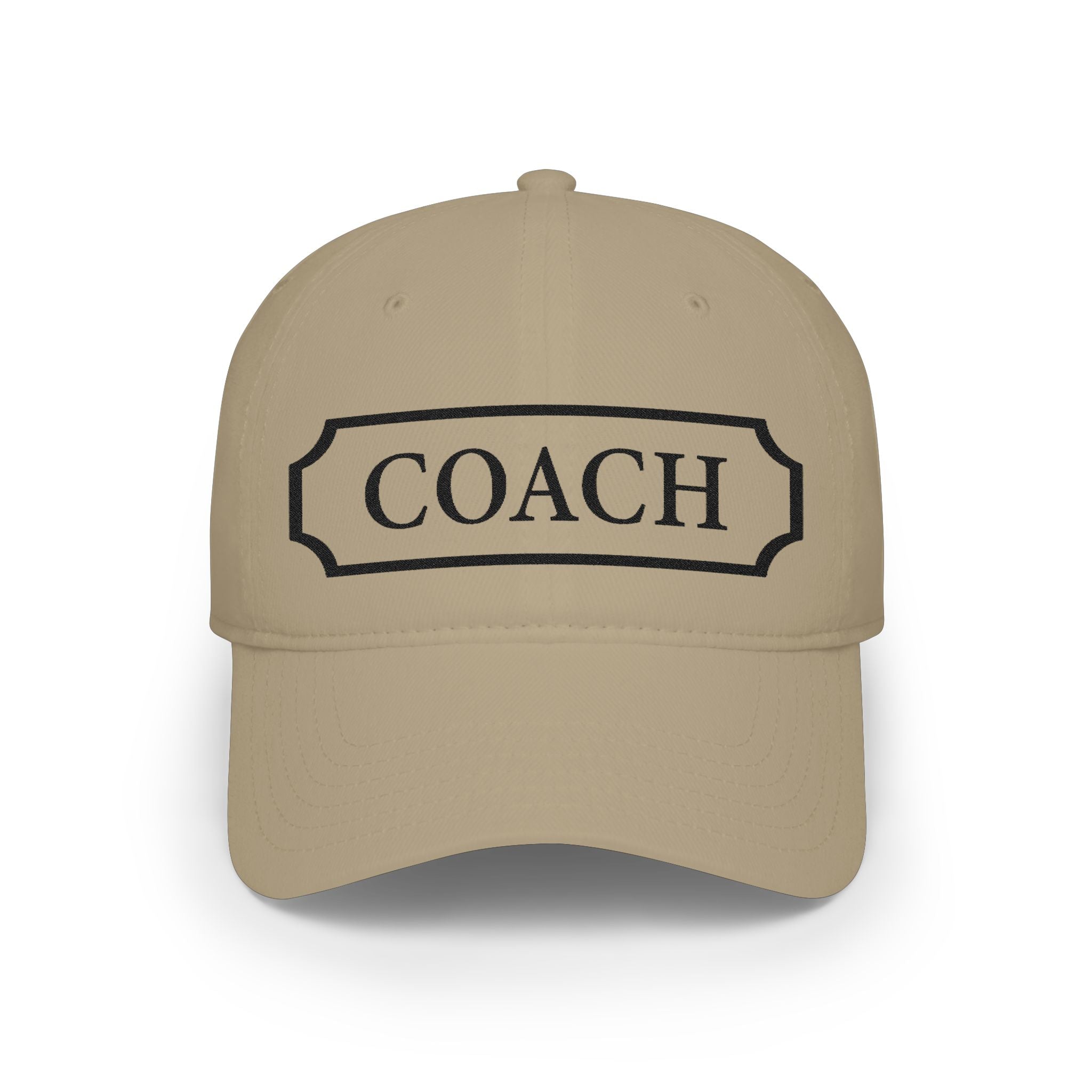 Coach Baseball Cap — Embroidered Low Profile Coach Hat for Sports Coaches & Team Gifts - Creations by Chris and Carlos