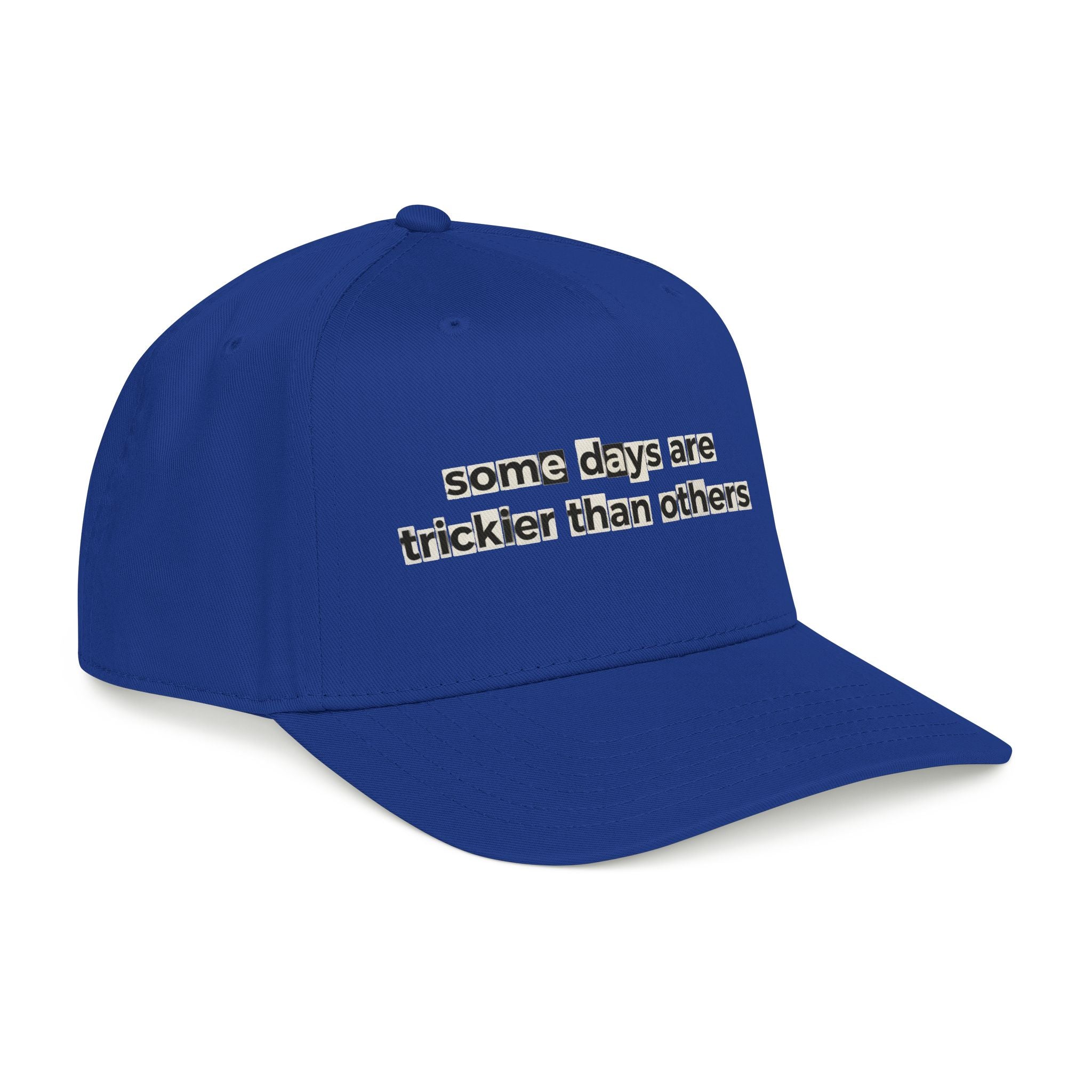 Baseball Cap — "Some Days Are Trickier Than Others" Patch - Creations by Chris and Carlos