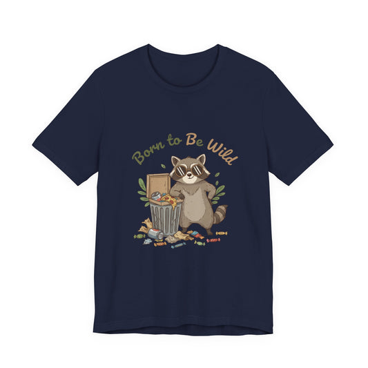 Trash Panda Raccoon Doodle Tee | goofy critter, possum art - Creations by Chris and Carlos