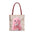 Cute Pink Plush Monster Tote Bag — Winking Character Holding Diet Cola, All-Over-Print