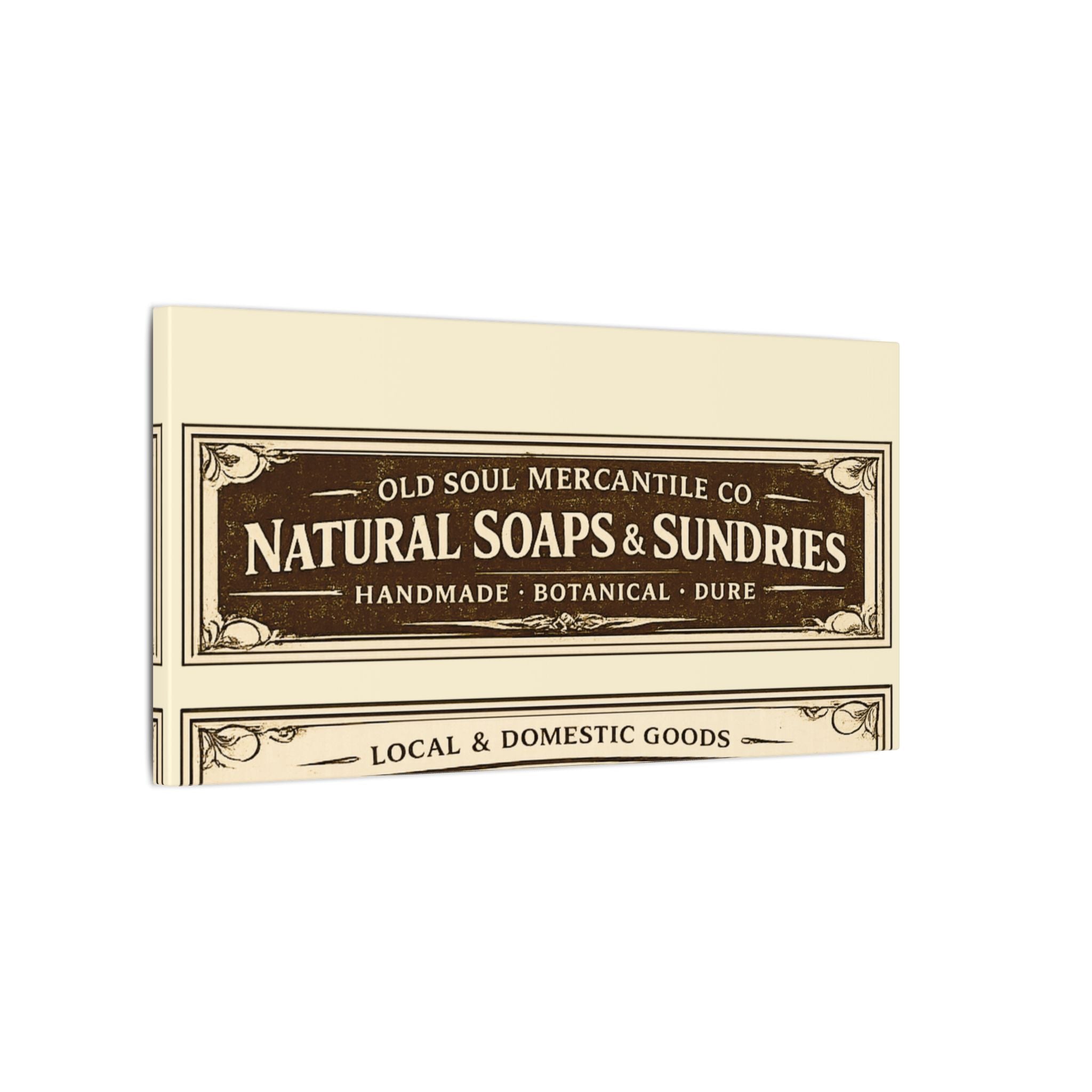 Natural Soaps & Sundries Canvas Wall Art - Creations by Chris and Carlos