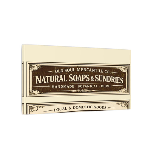 Natural Soaps & Sundries Canvas Wall Art - Creations by Chris and Carlos