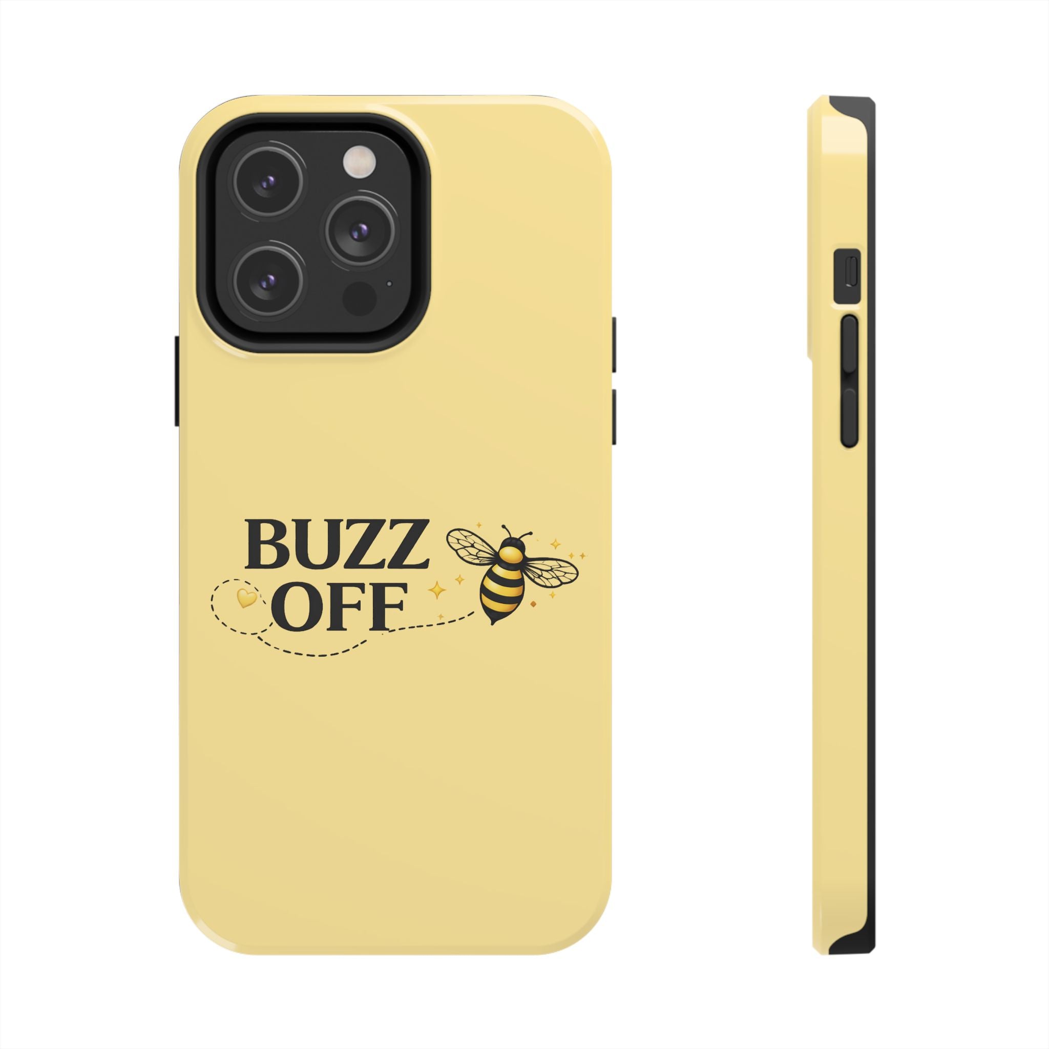 Buzz Off Bee Happy Always Phone Case - Creations by Chris and Carlos