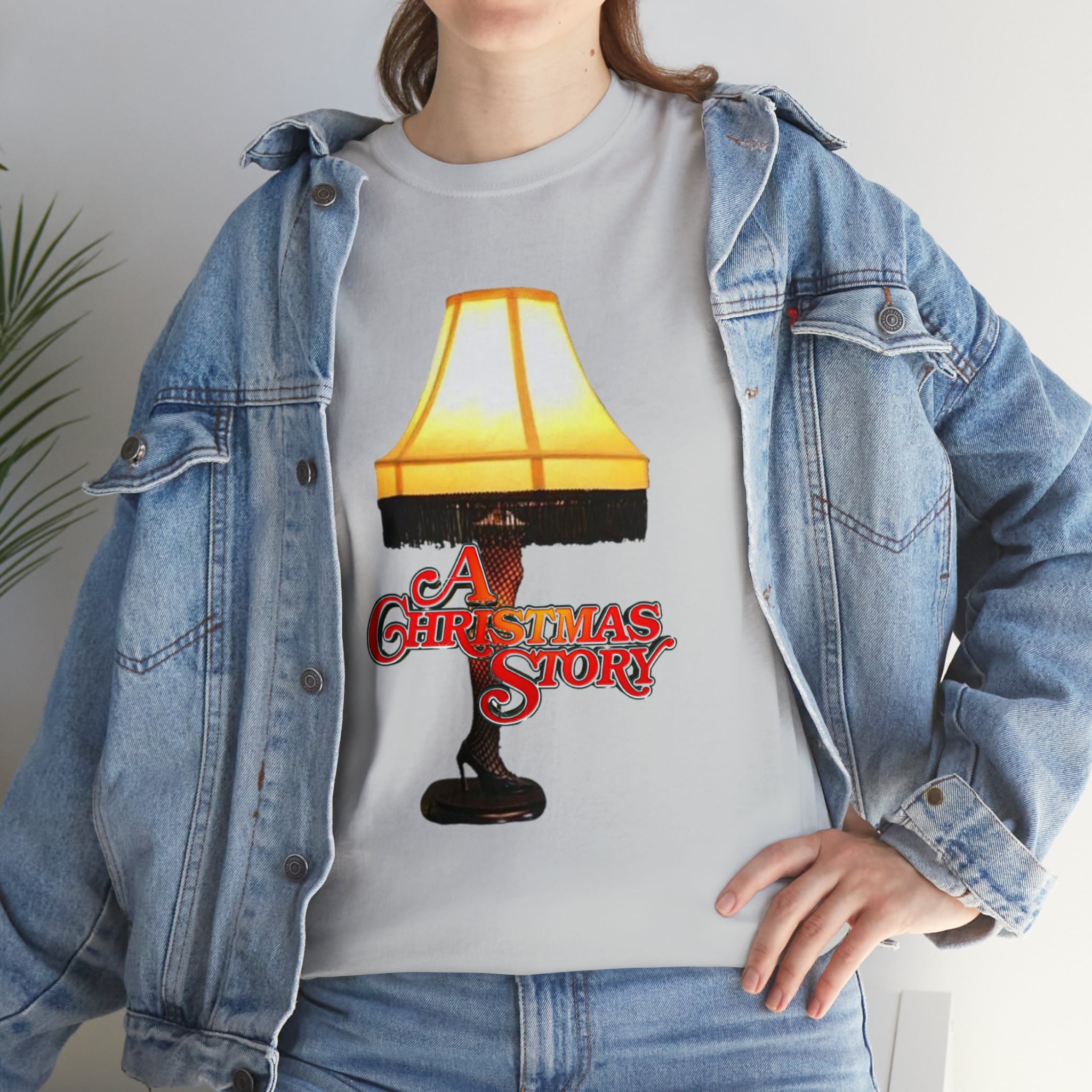 A Christmas Story- Leg Lamp Unisex Heavy Cotton T-Shirt - Creations by Chris and Carlos
