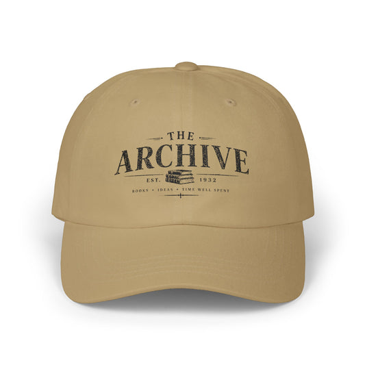Archive Logo Dad Cap – Vintage 'The Archive' Baseball Hat - Creations by Chris and Carlos