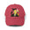 Vintage-Inspired Distressed Cap with Iconic Alfred Hitchcock- The Bird Design, Casual Accessories, Unique Gift for Movie Lovers, Stylish Everyday Wear
