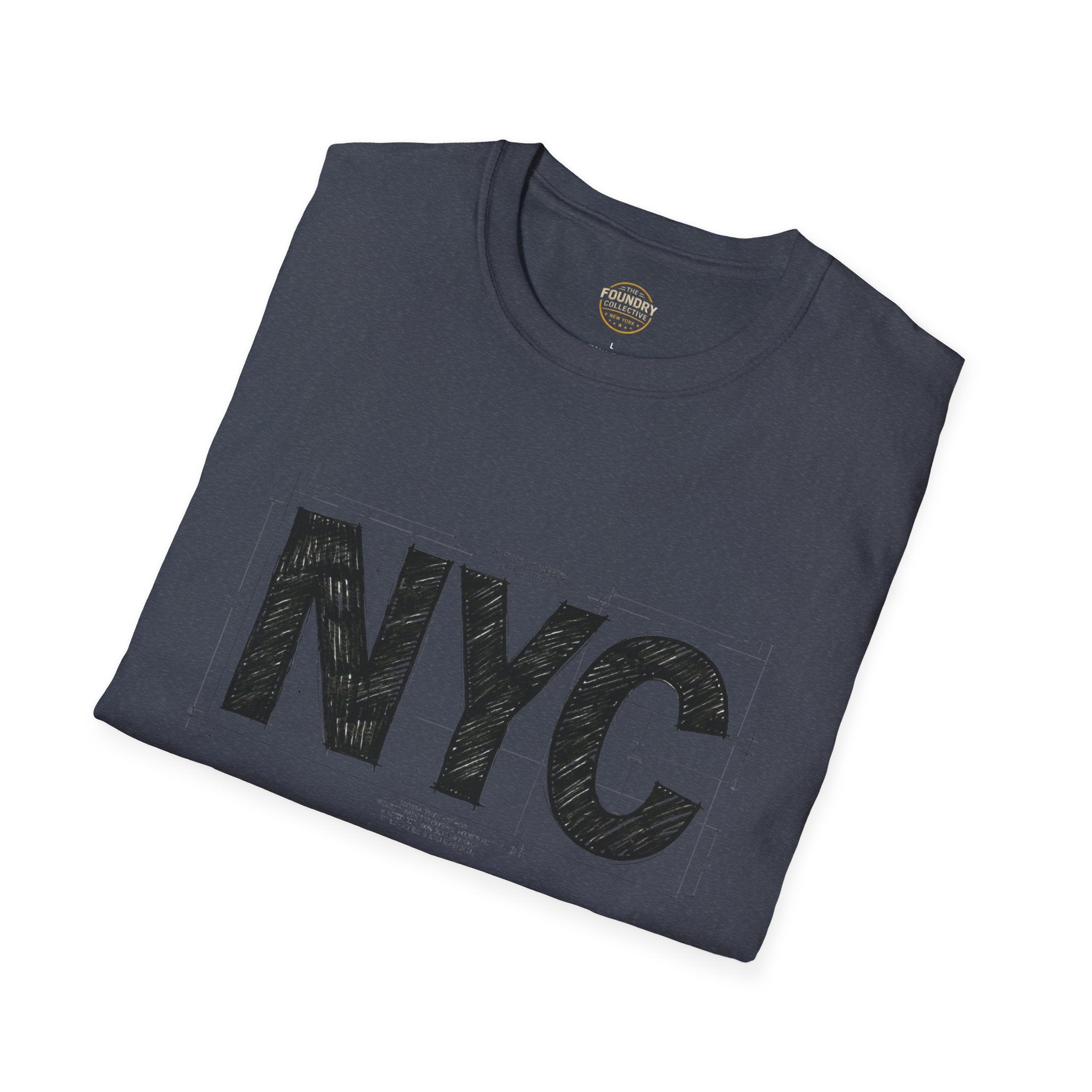 The Foundry Collective NYC Distressed Graphic T-Shirt — Vintage New York City Tee - Creations by Chris and Carlos