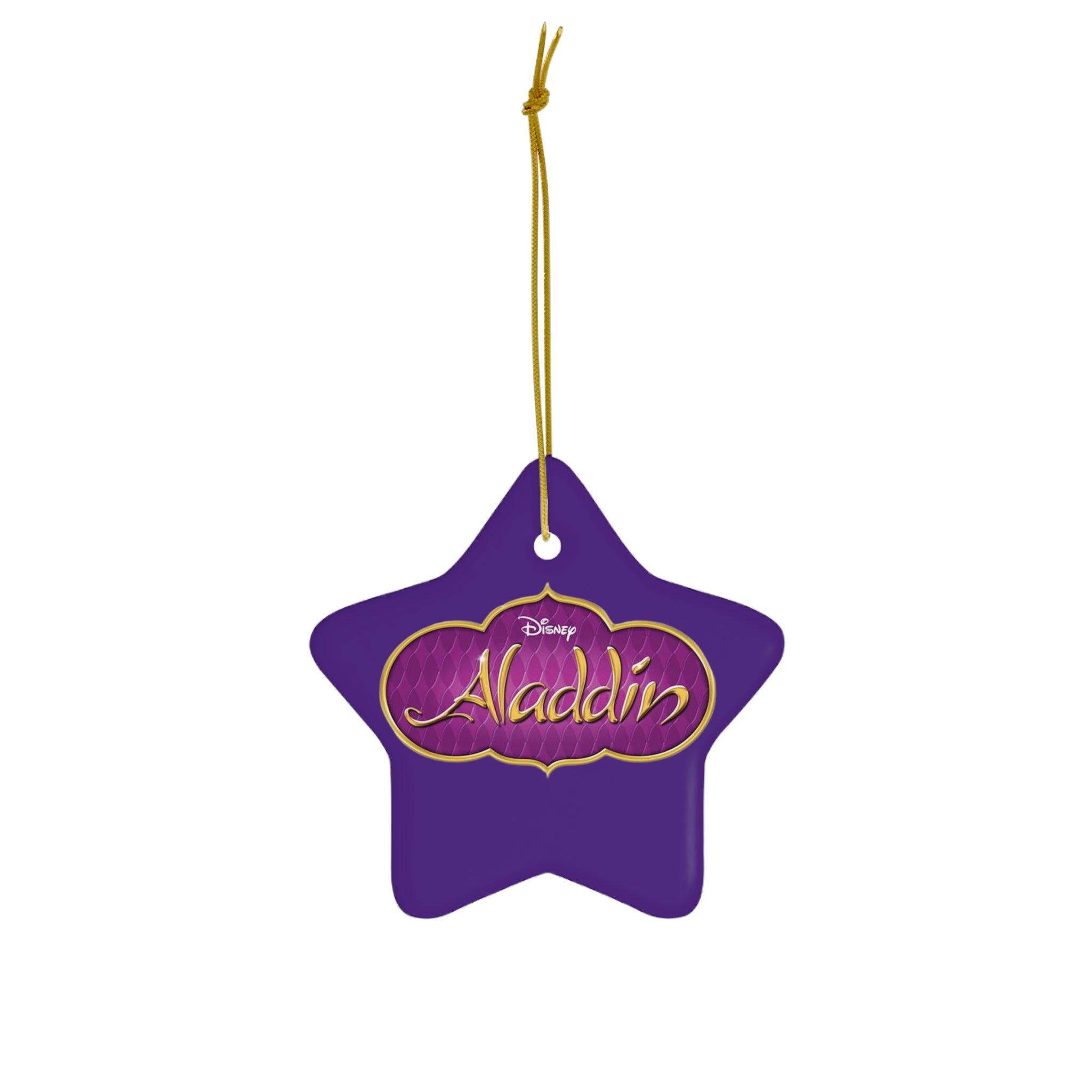 Aladdin- Ceramic Ornament, 4 Shapes - Creations by Chris and Carlos