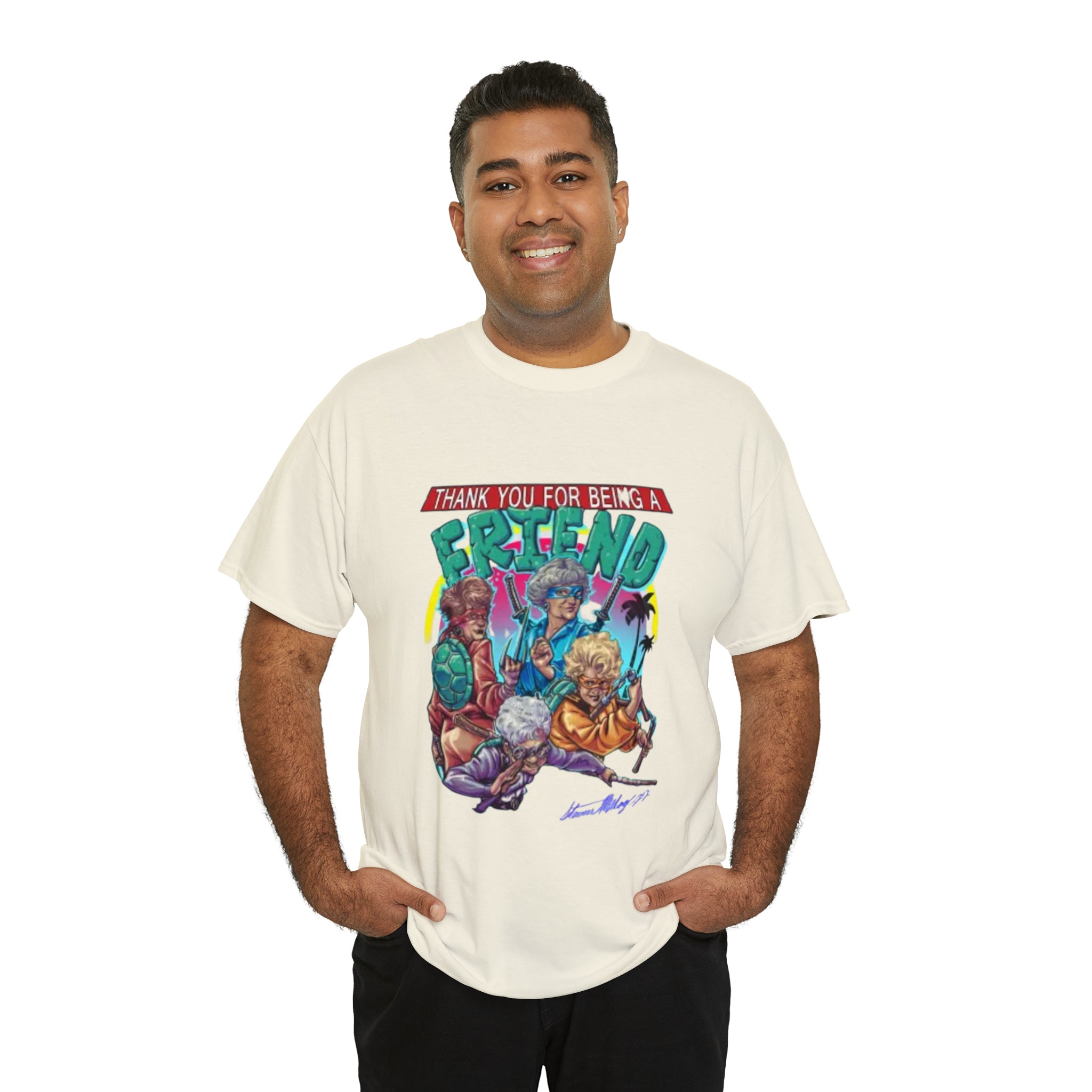 The T-Shirtnage Mutant Ninja Turtles- Unisex Heavy Cotton T-Shirt - Creations by Chris and Carlos