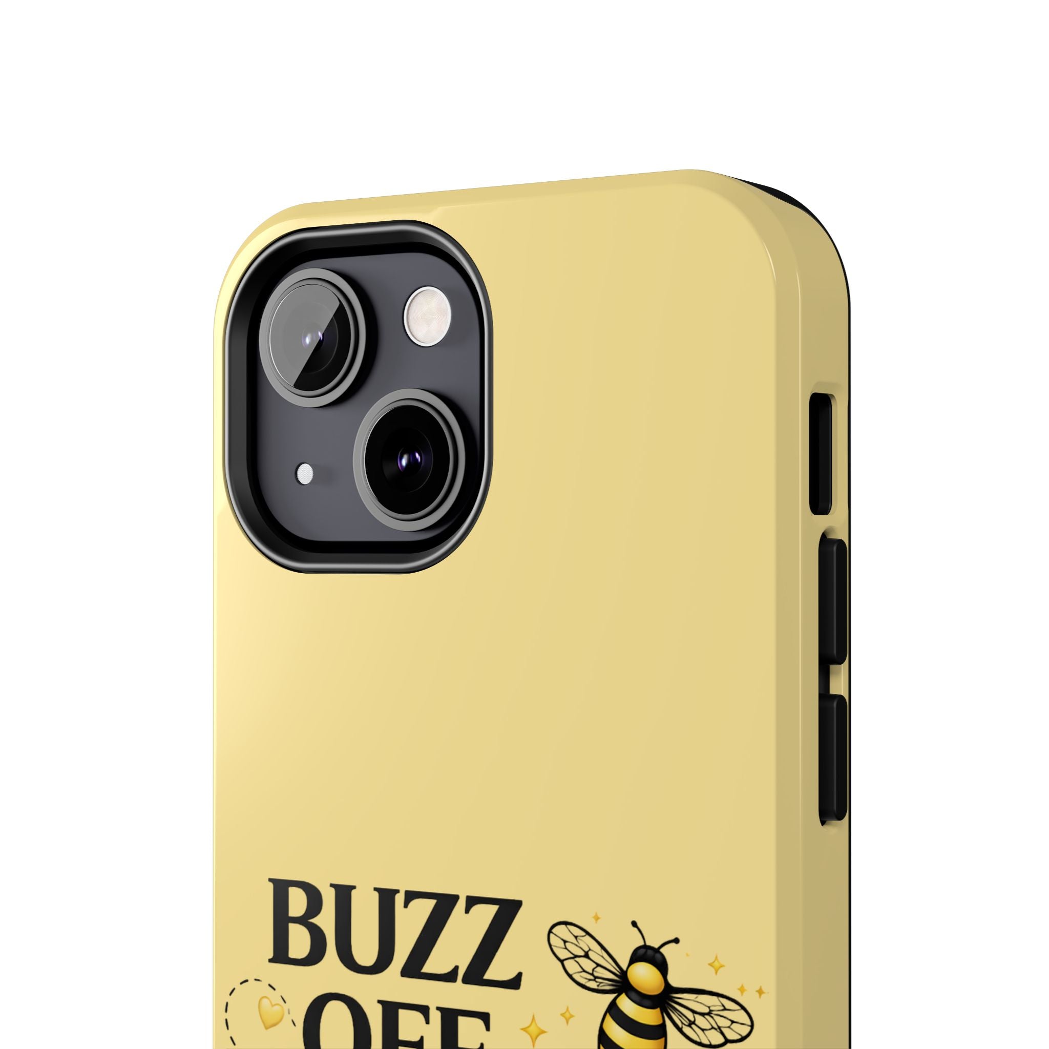 Buzz Off Bee Happy Always Phone Case - Creations by Chris and Carlos