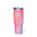 Headspace Hangs 40oz Vacuum Tumbler – Pink Gradient Travel Mug with Straw