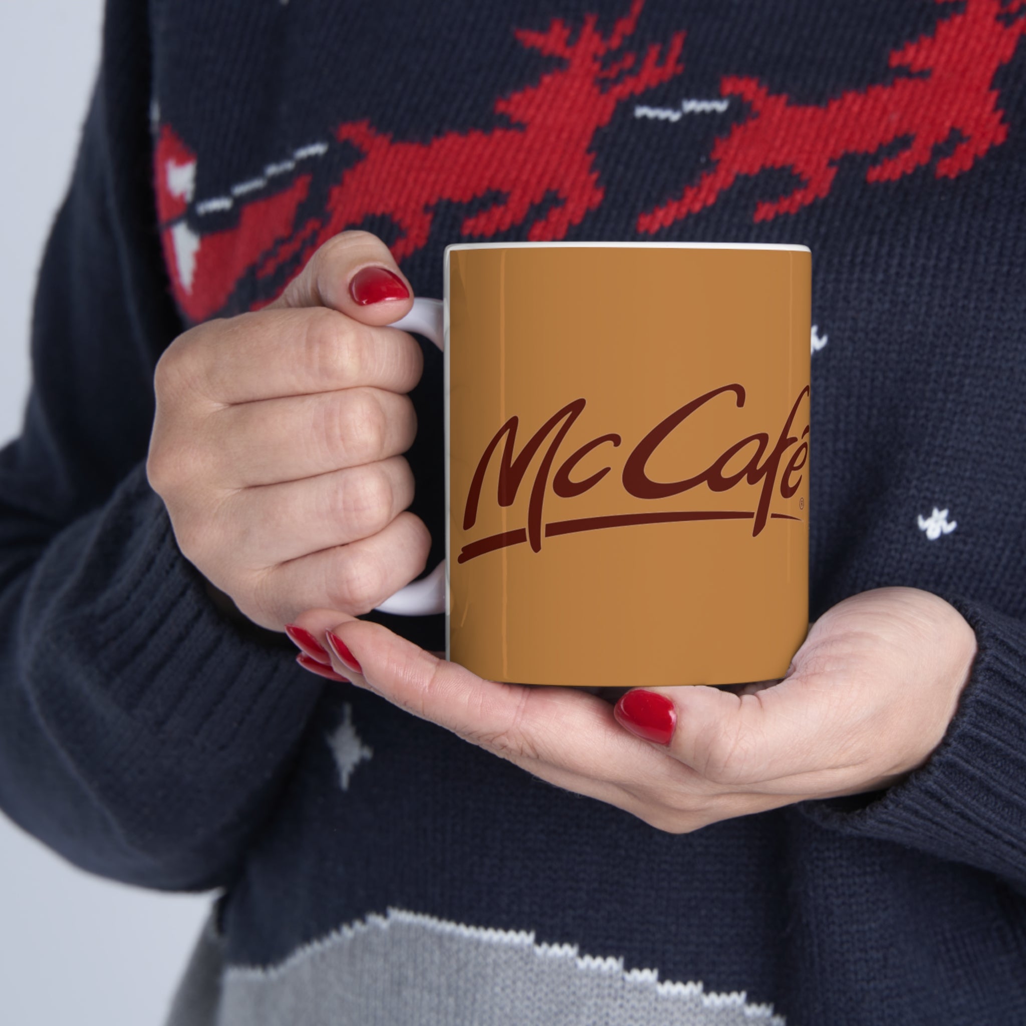 MC Cafe- White Ceramic Mug - Creations by Chris and Carlos