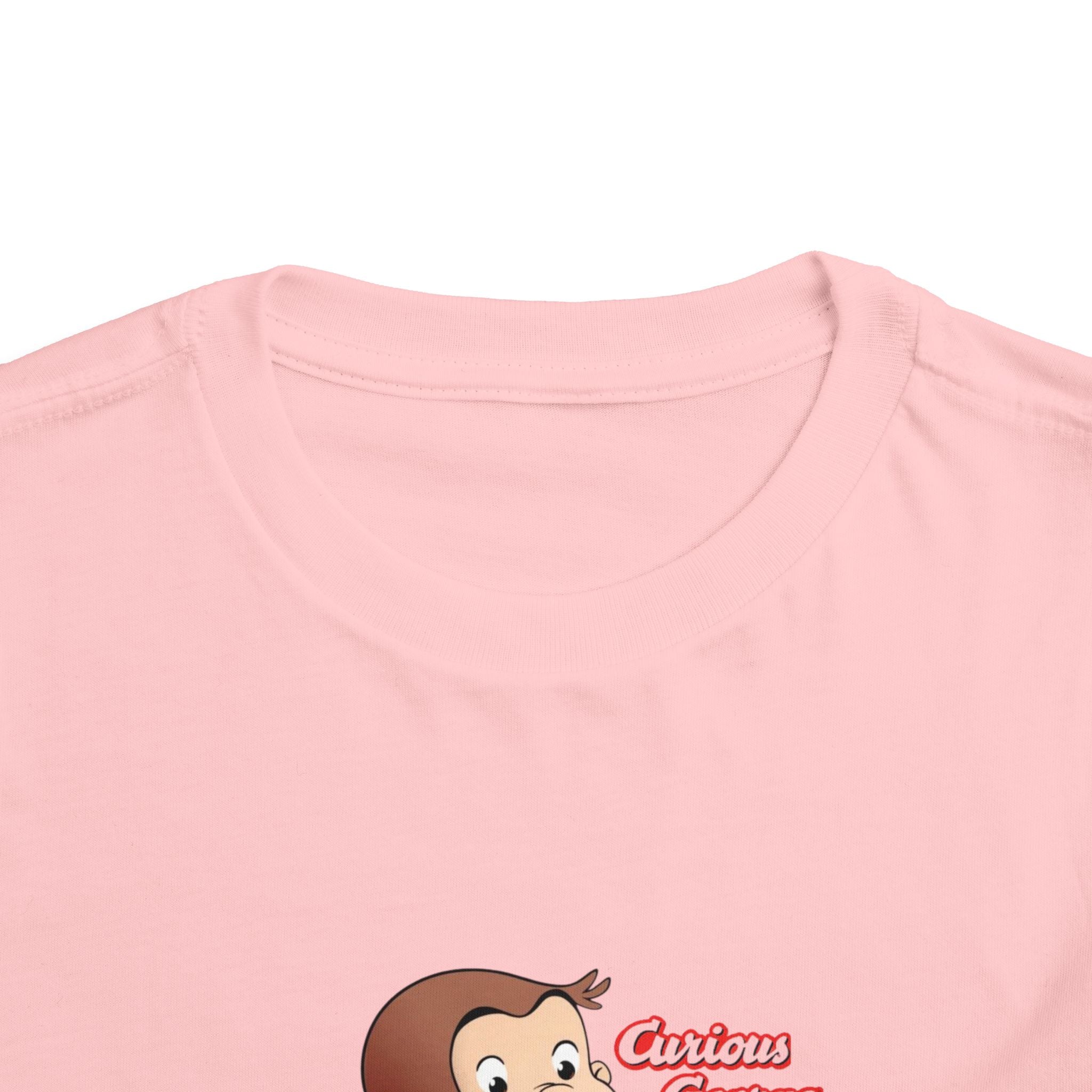 Curious Monkey Toddler Tee – Cute Banana Cartoon Shirt - Creations by Chris and Carlos