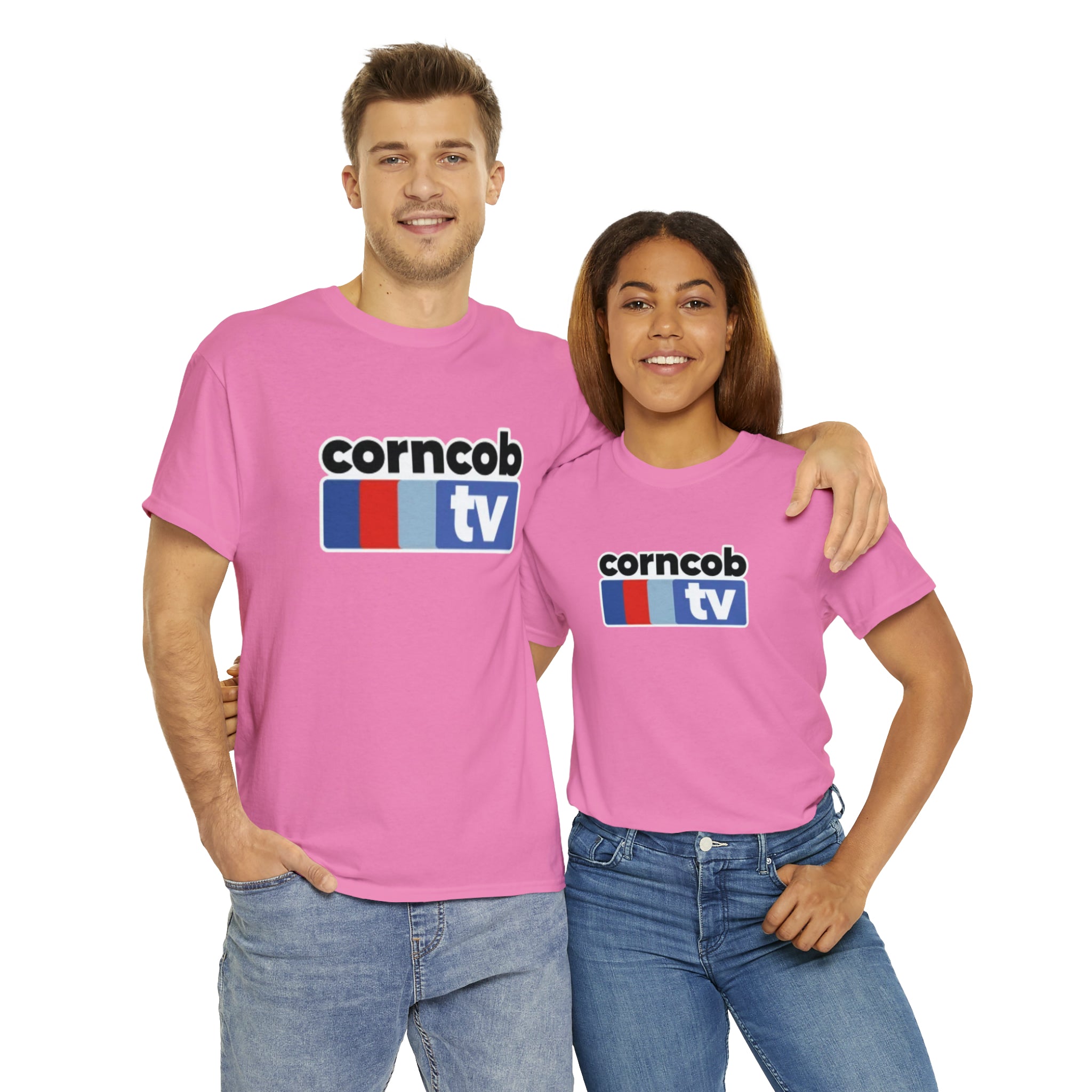 Corncob Tv- Unisex Heavy Cotton T-Shirt - Creations by Chris and Carlos