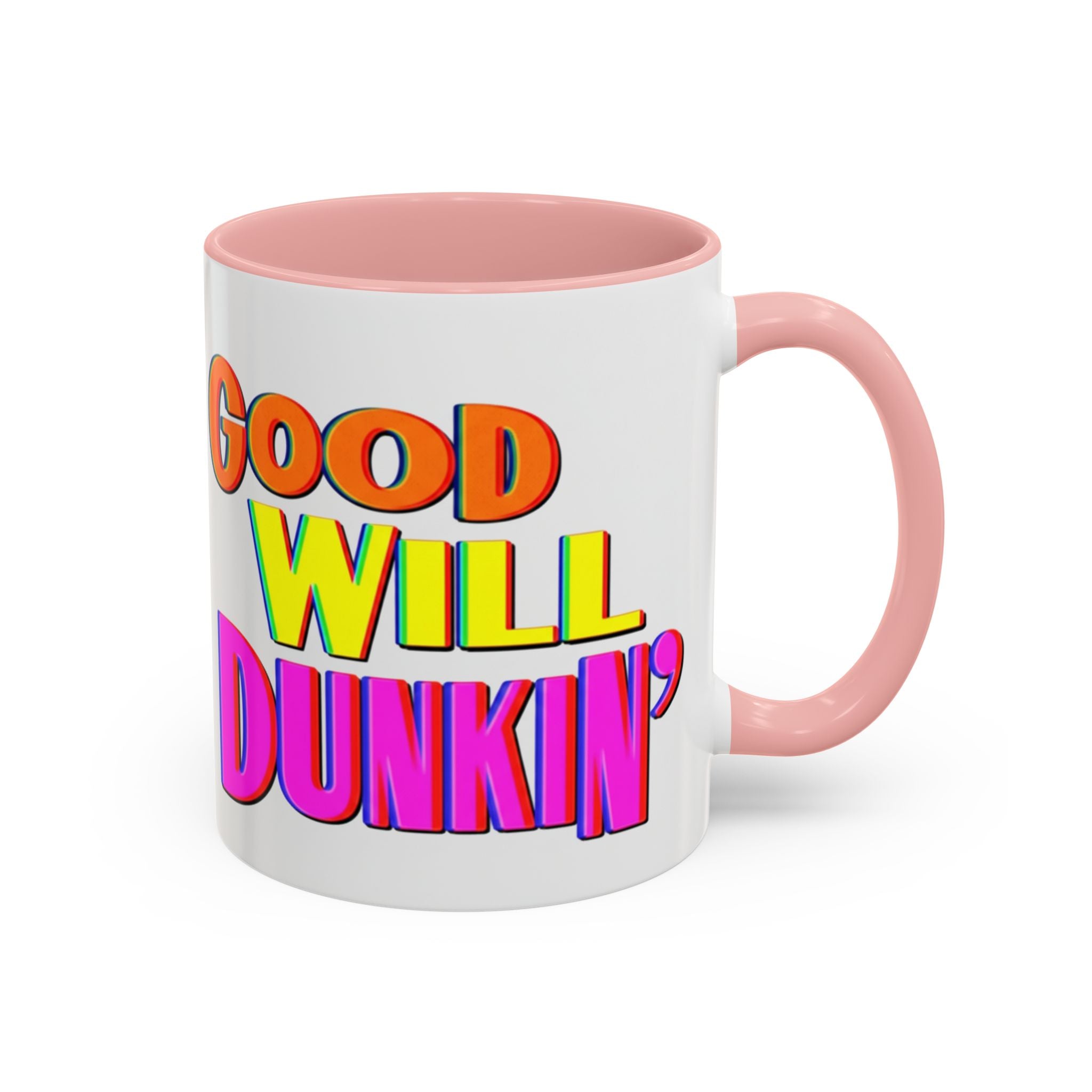 Good Will Dunkin' Coffee Mug — Colorful Retro Donut Lover Gift (11/15oz) - Creations by Chris and Carlos