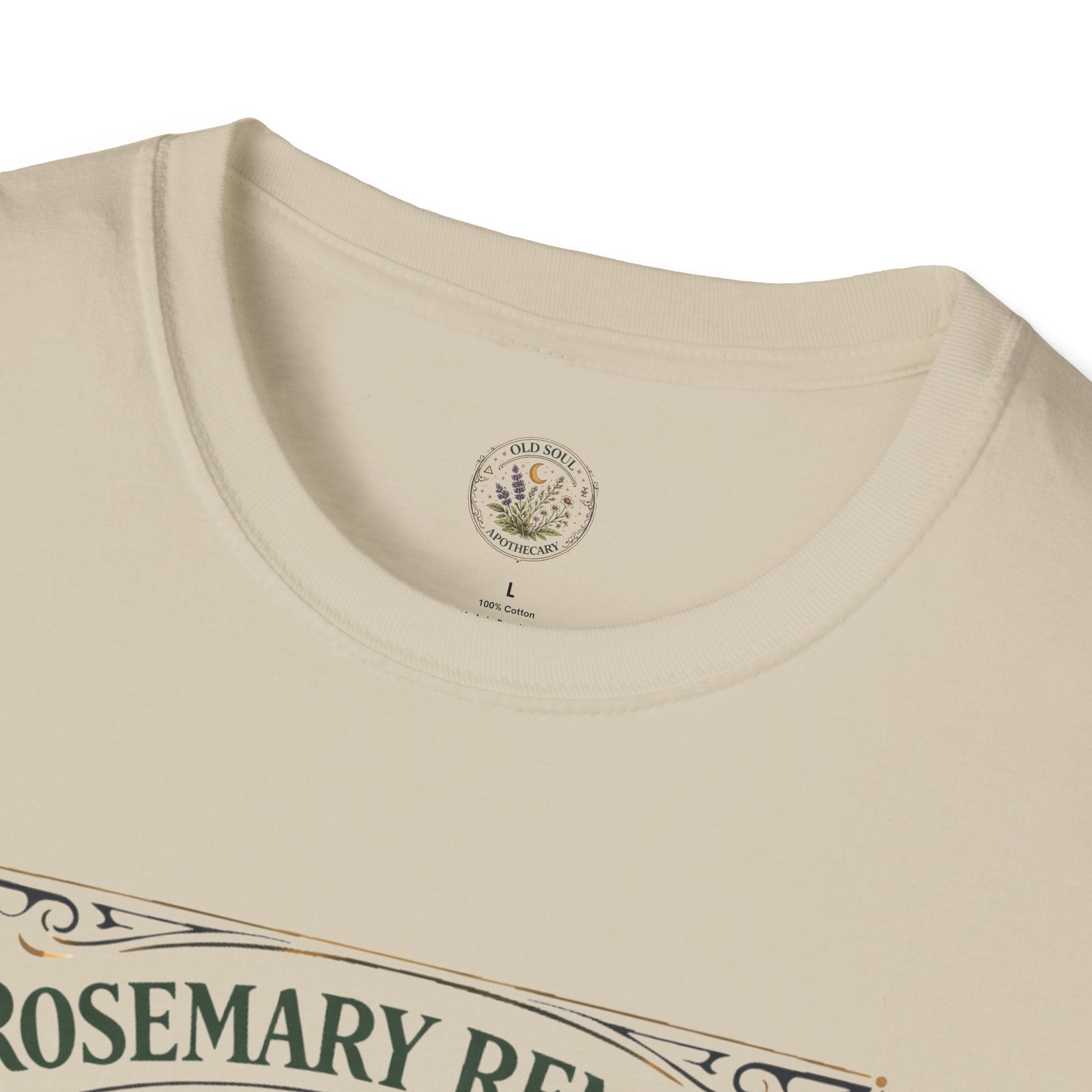 Old Soul Apothecary Rosemary Remedy T-Shirt – Botanical Herbal Remedy Tee - Creations by Chris and Carlos