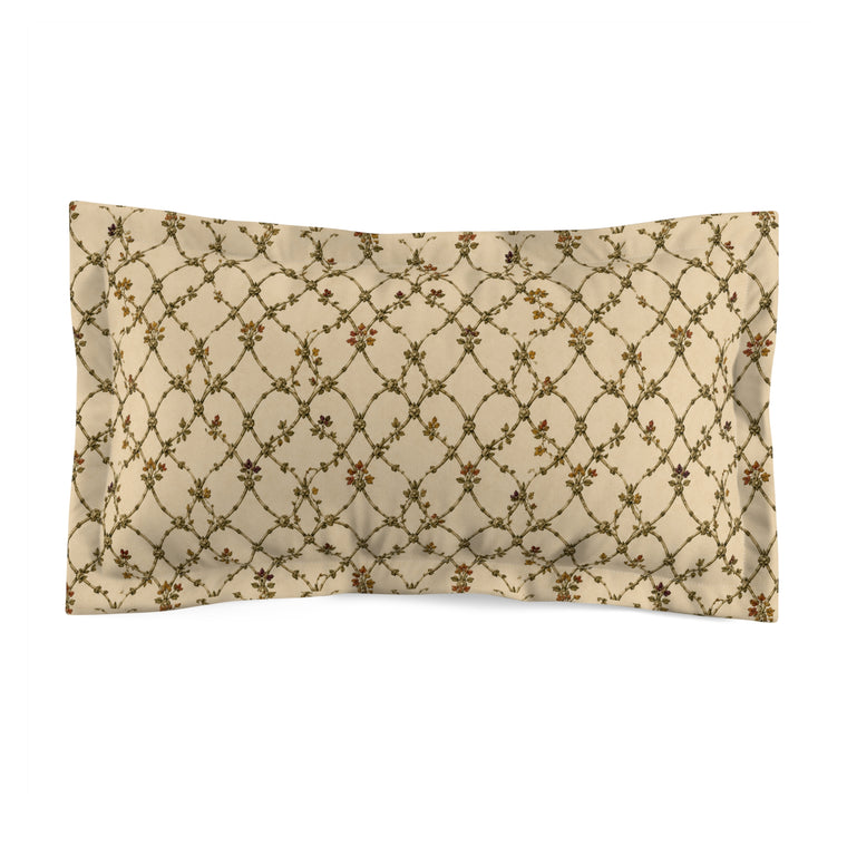 Bramble & Birch™ | Moss Lattice | Microfiber Pillow Sham - Creations by Chris and Carlos