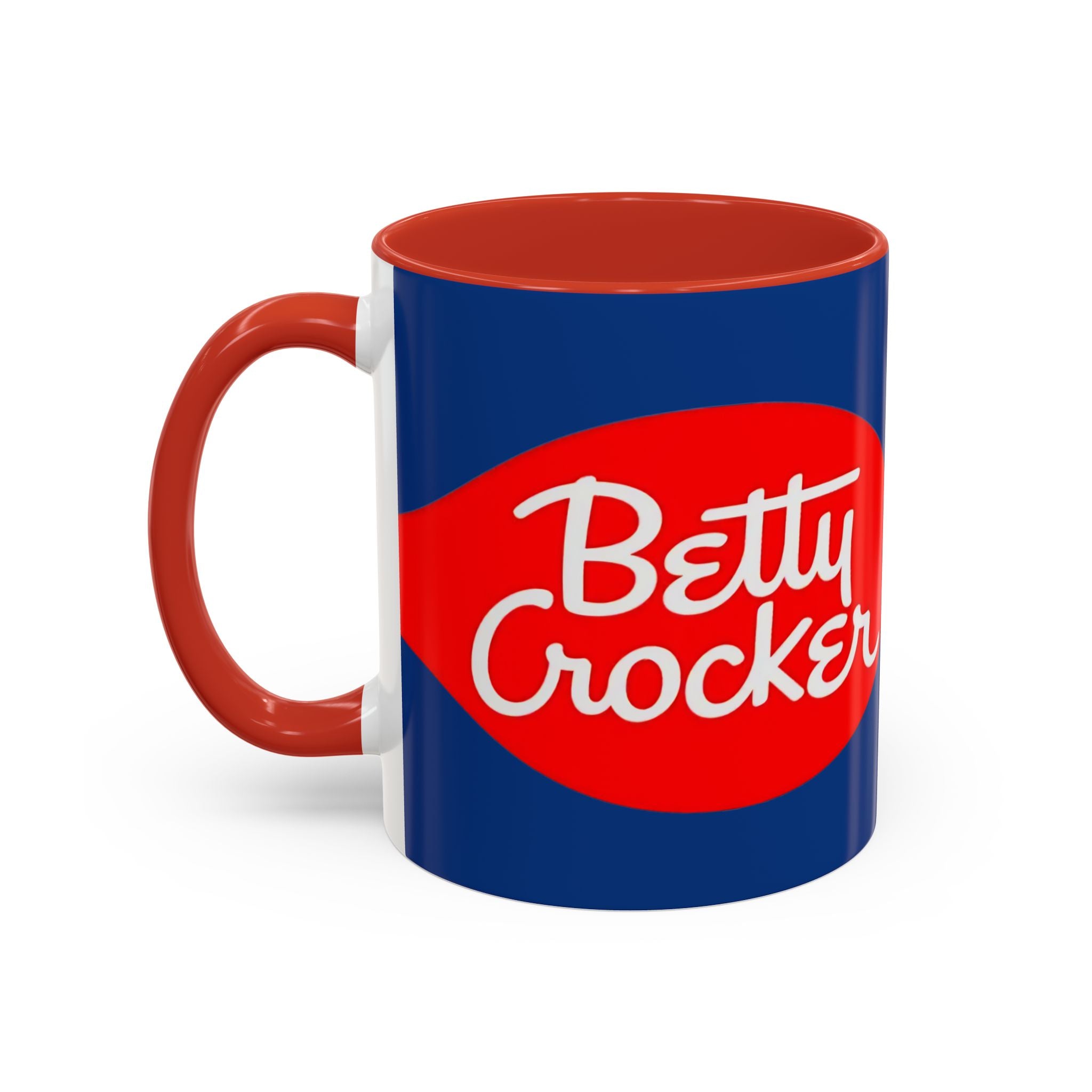Betty Crocker Logo Accent Coffee Mug — Retro Baking Kitchen Gift (11/15oz) - Creations by Chris and Carlos