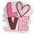 Love Patchwork Shaped Pillow — Pink Heart "LOVE" Decorative Cushion for Valentine’s Day
