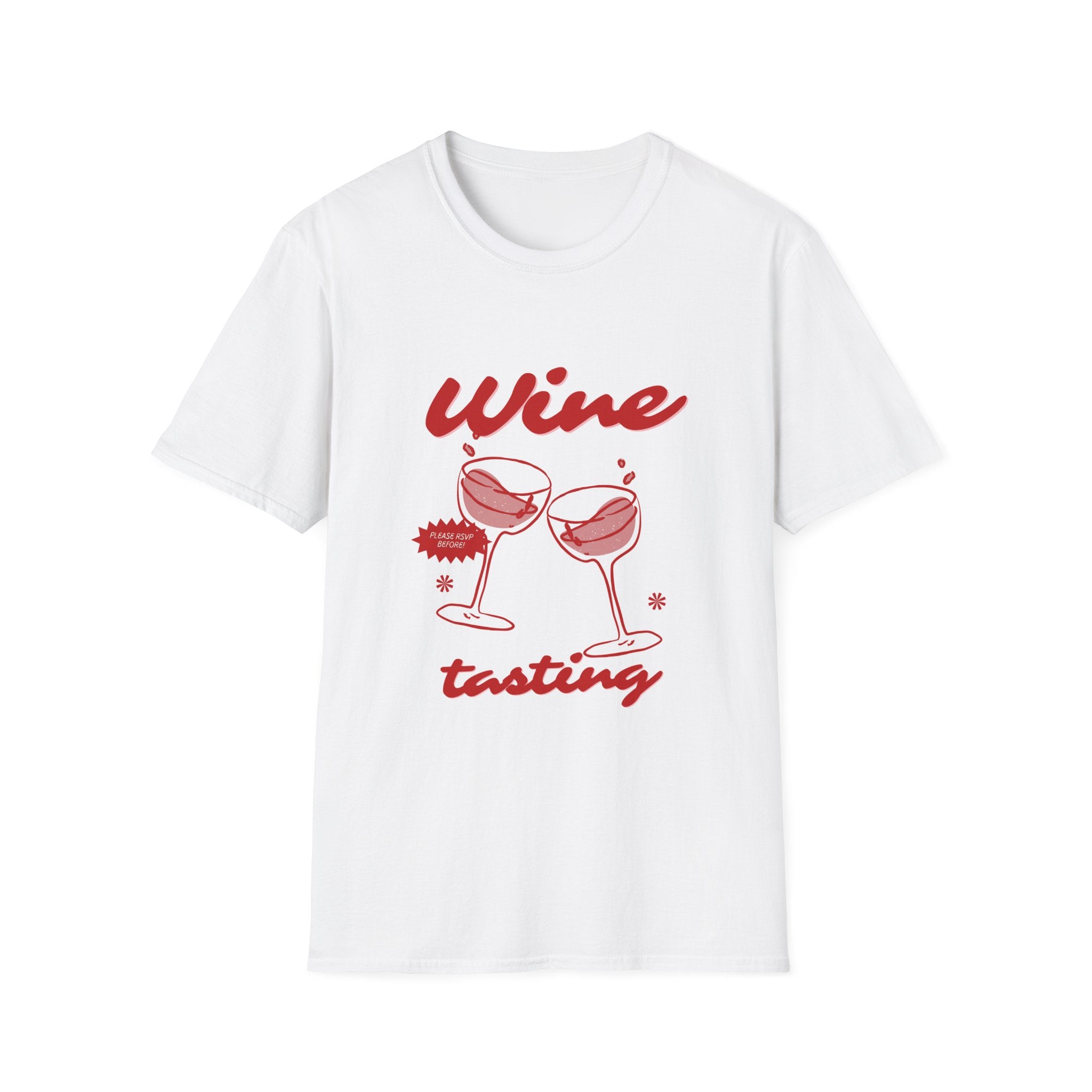 Wine Tasting T-Shirt — Clinking Glasses Wine Lover Shirt - Creations by Chris and Carlos
