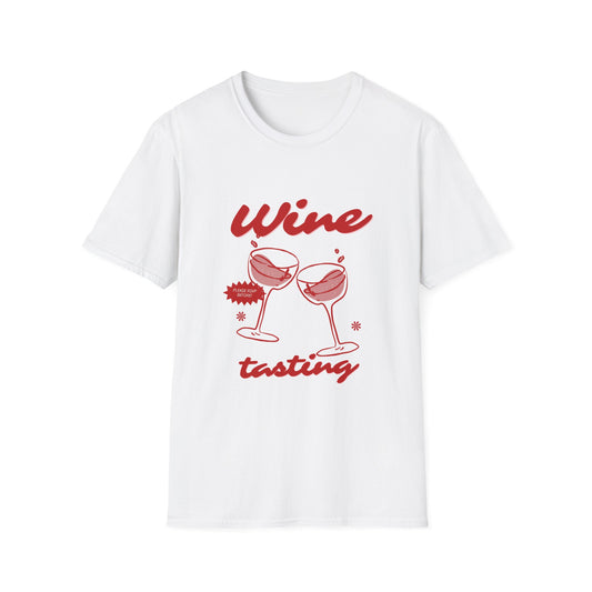 Wine Tasting T-Shirt — Clinking Glasses Wine Lover Shirt - Creations by Chris and Carlos