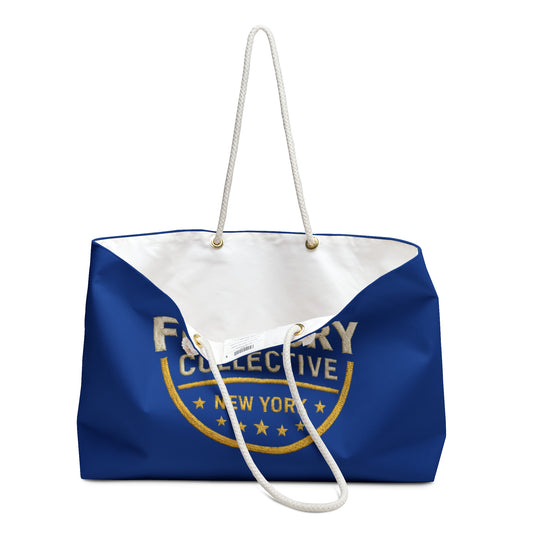 Foundry Collective Weekender Bag — New York Logo Travel Tote - Creations by Chris and Carlos