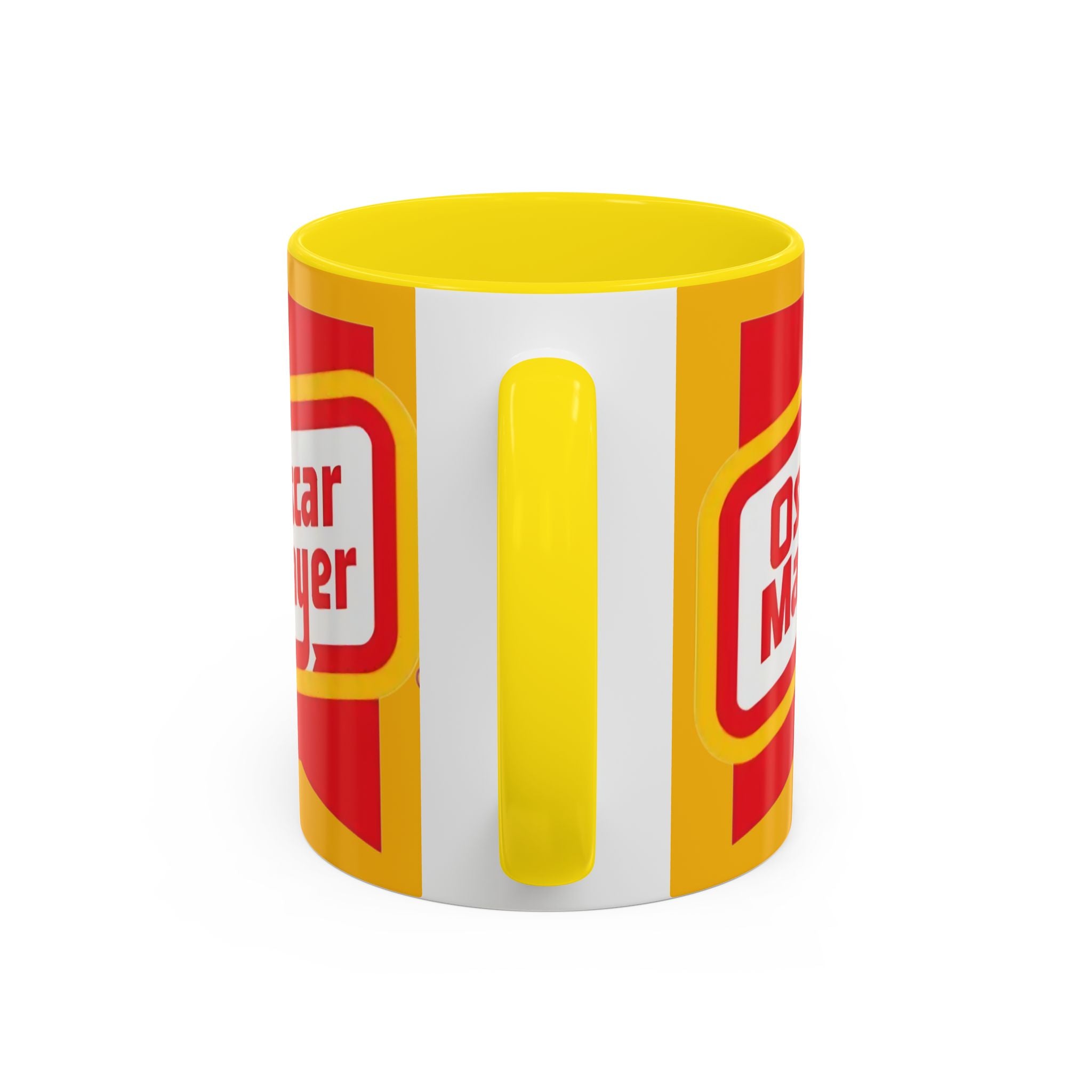 Accent Mug — Retro Oscar Mayer Logo Coffee Cup (11/15 oz) - Creations by Chris and Carlos