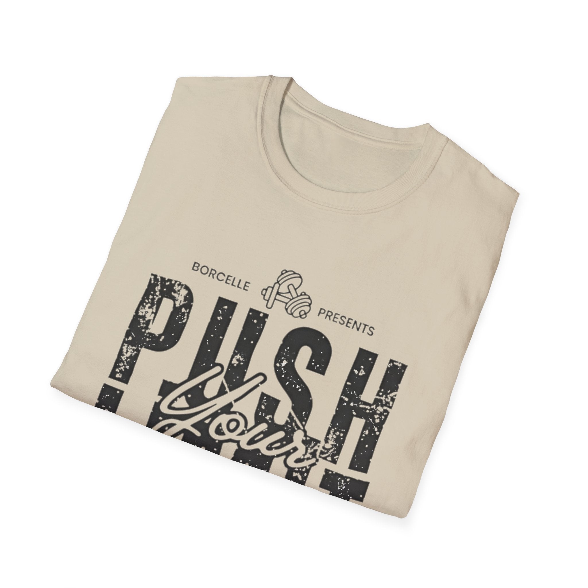 Push Your Limit T-Shirt — Motivational Gym Workout Tee - Creations by Chris and Carlos