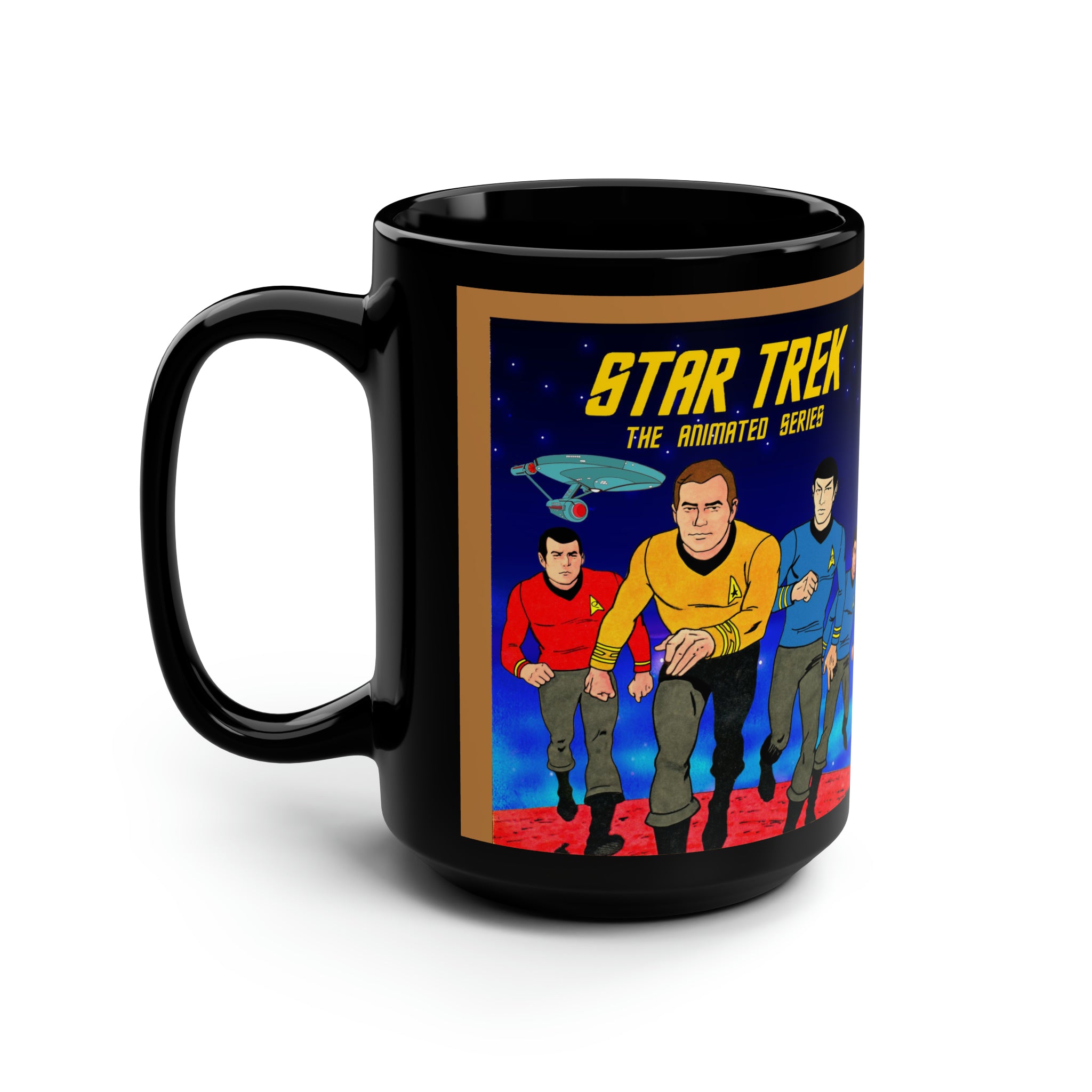 Star Trek Collection- Black Mug, 15oz - Creations by Chris and Carlos