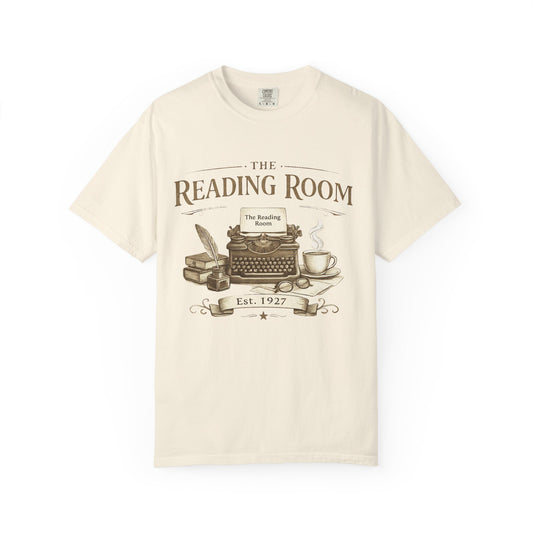 Reading Room Vintage Typewriter T-Shirt - Creations by Chris and Carlos