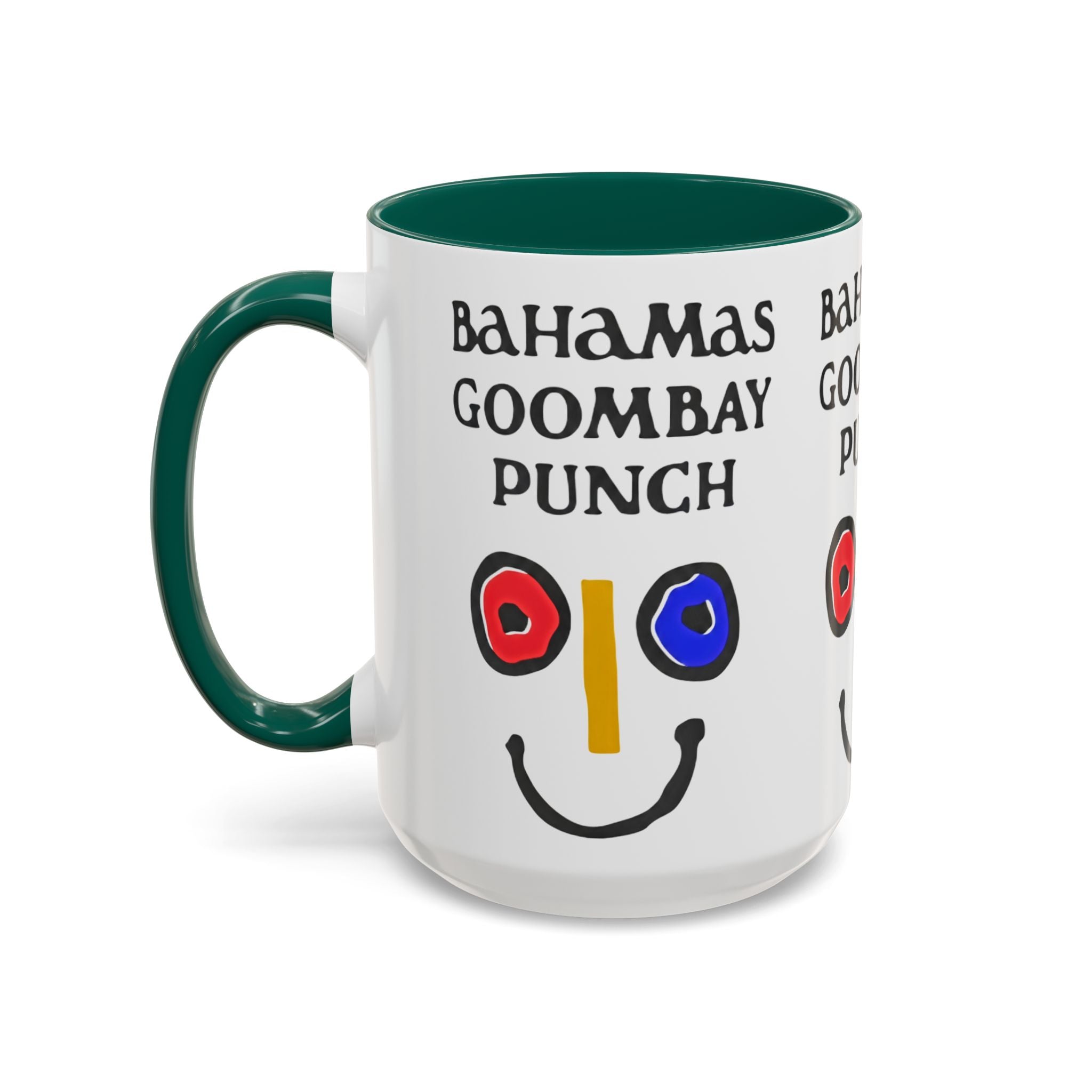 Bahamas Goombay Punch Mug — Colorful Caribbean Smile Coffee Cup (11oz, 15oz) - Creations by Chris and Carlos