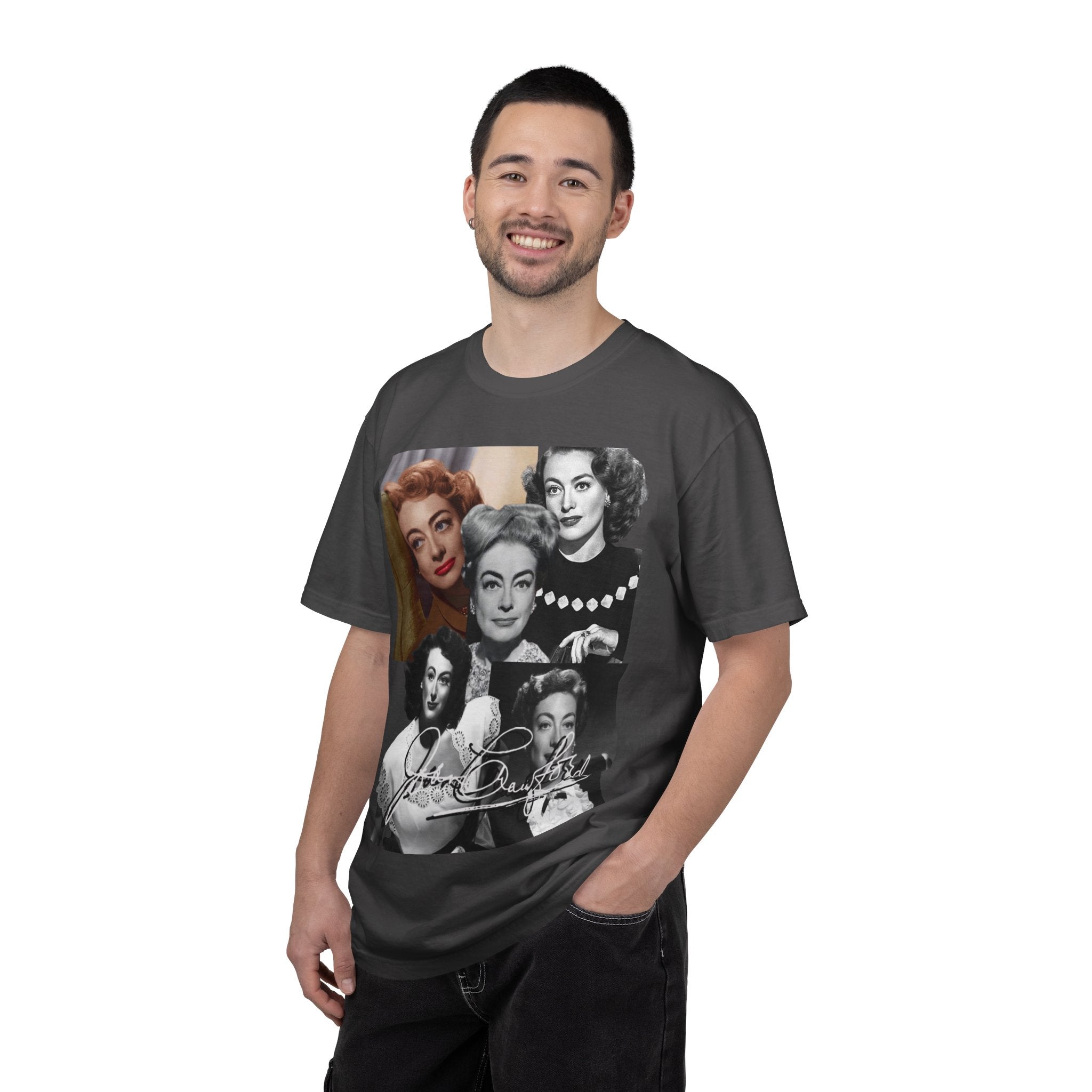 Vintage Hollywood Icon Joan Crawford Collage Tee - Creations by Chris and Carlos