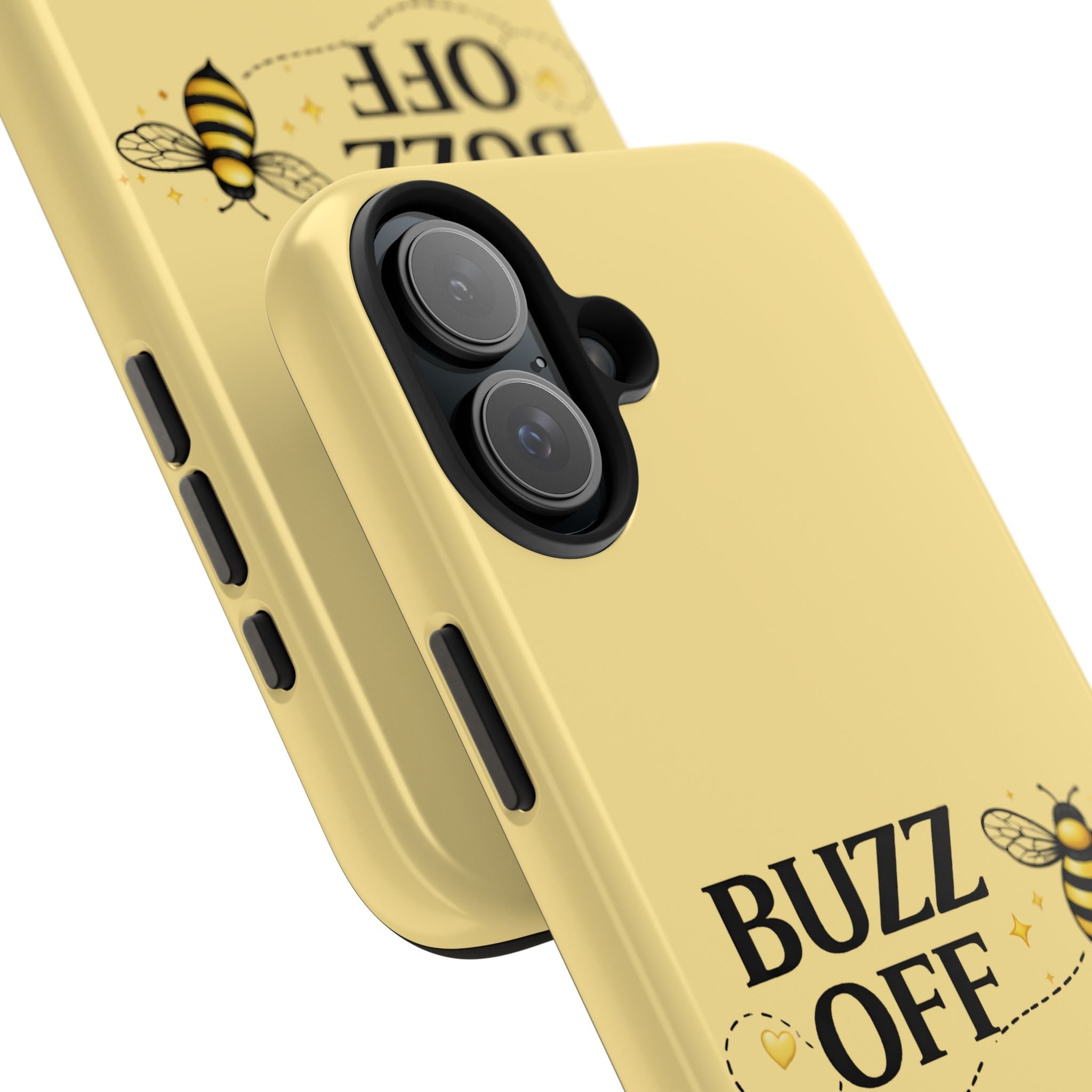 Buzz Off Bee Happy Always Phone Case - Creations by Chris and Carlos
