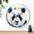 Panda- Wall Clock