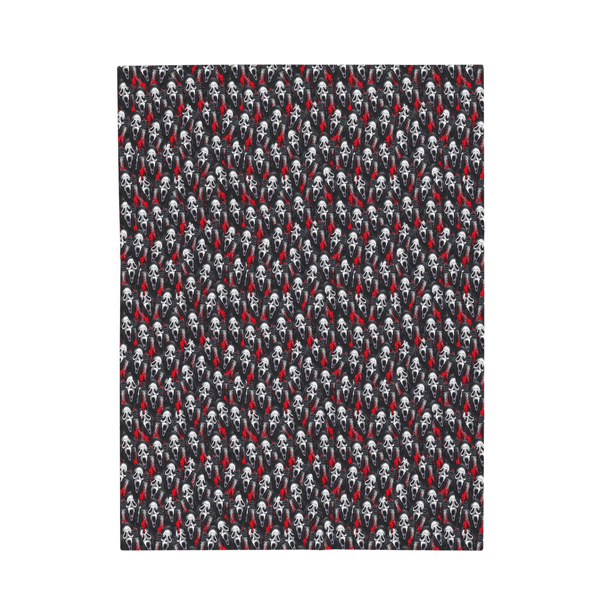 Scream Ghost Face- Velveteen Plush CuddleLux Bliss Blanket - Creations by Chris and Carlos