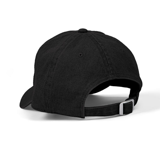 WSQK 94.5 FM Embroidered Denim Hat - Retro Radio Logo Cap - Creations by Chris and Carlos