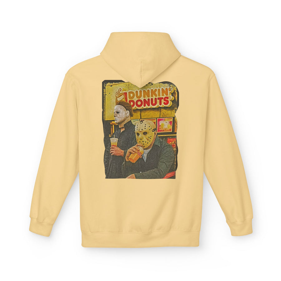 Horror Movie Inspired Hoodie, Unisex Fleece Pullover, Gift for Fans of Scary Movies, Halloween Apparel, Cozy Movie Night Wear
