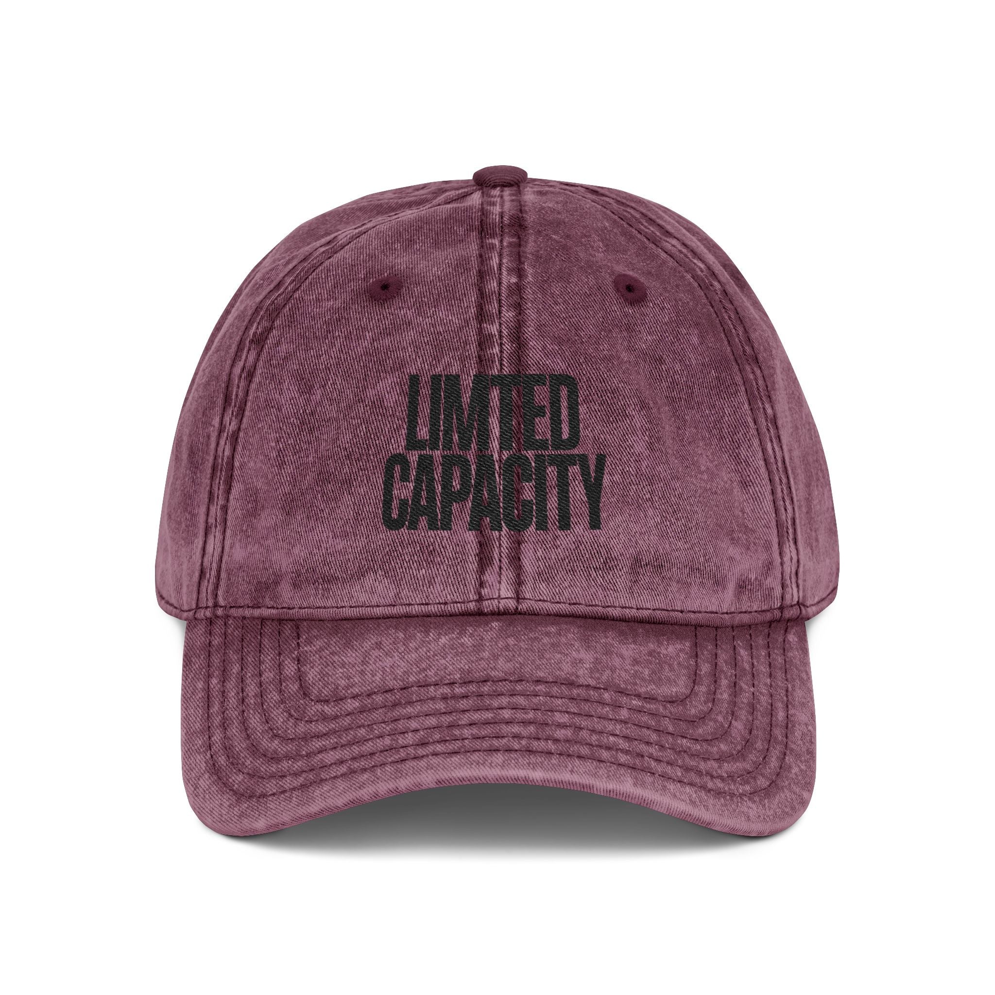 Limited Capacity Vintage Embroidered Cap - Creations by Chris and Carlos